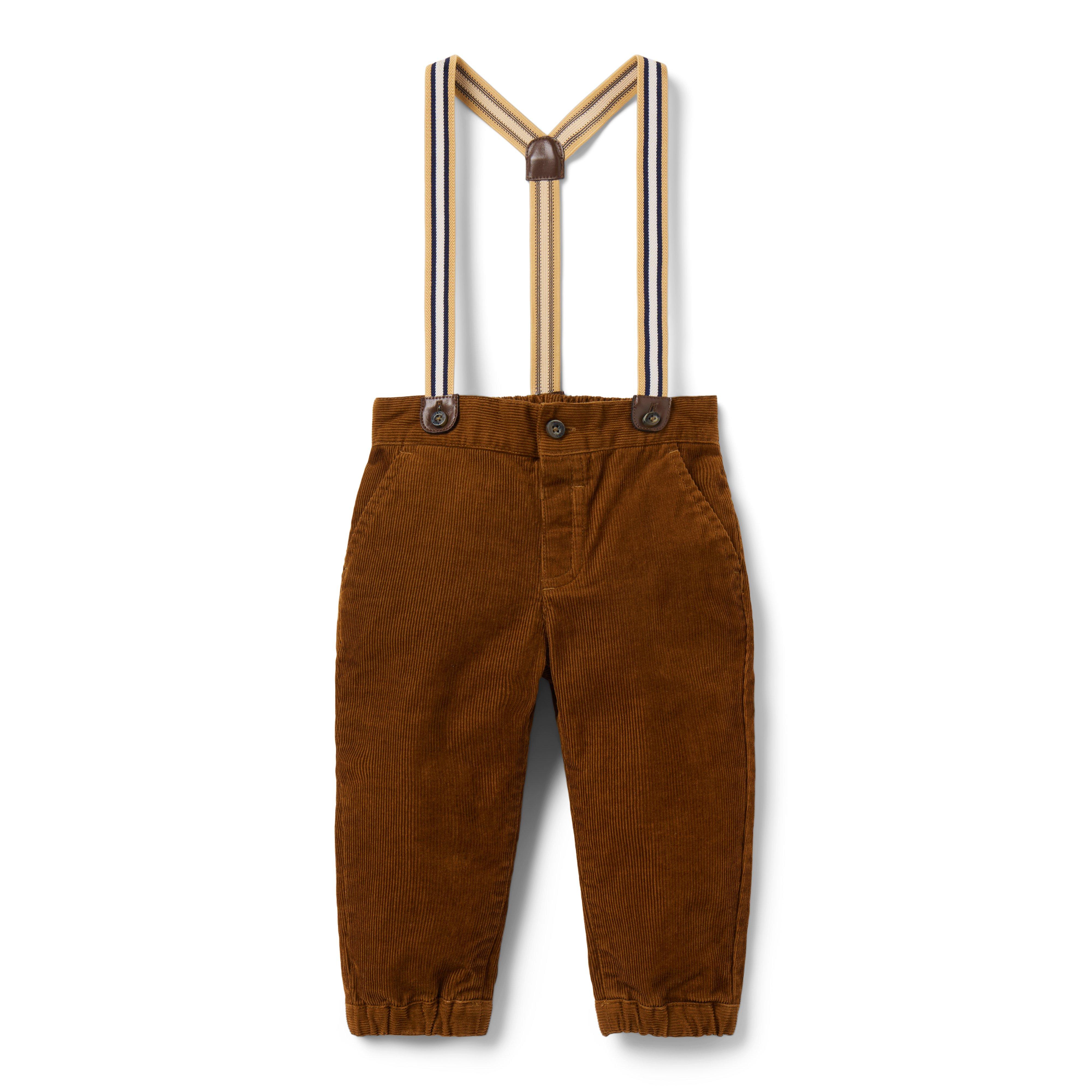 Baby Corduroy Suspender Pant