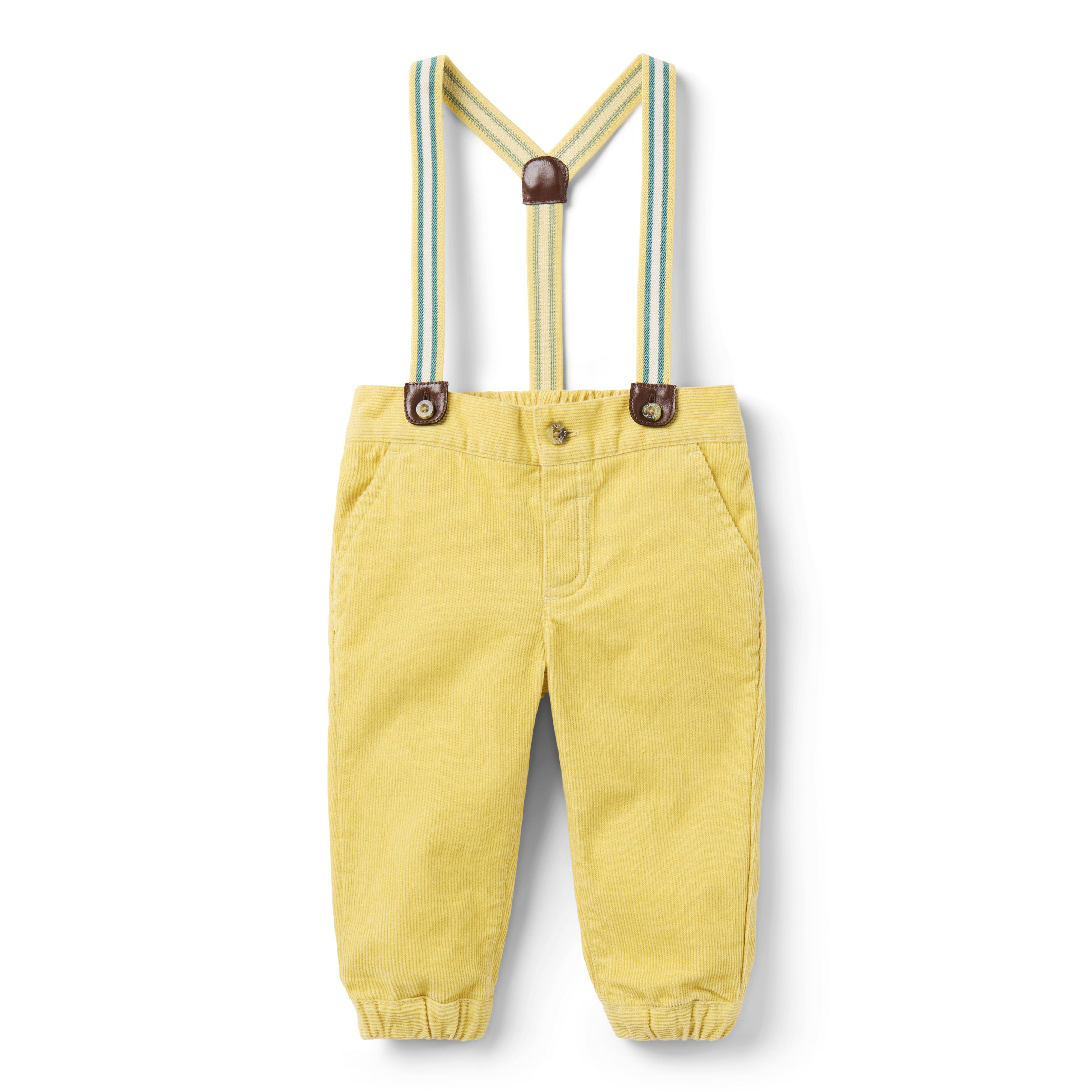 Baby Corduroy Suspender Pant