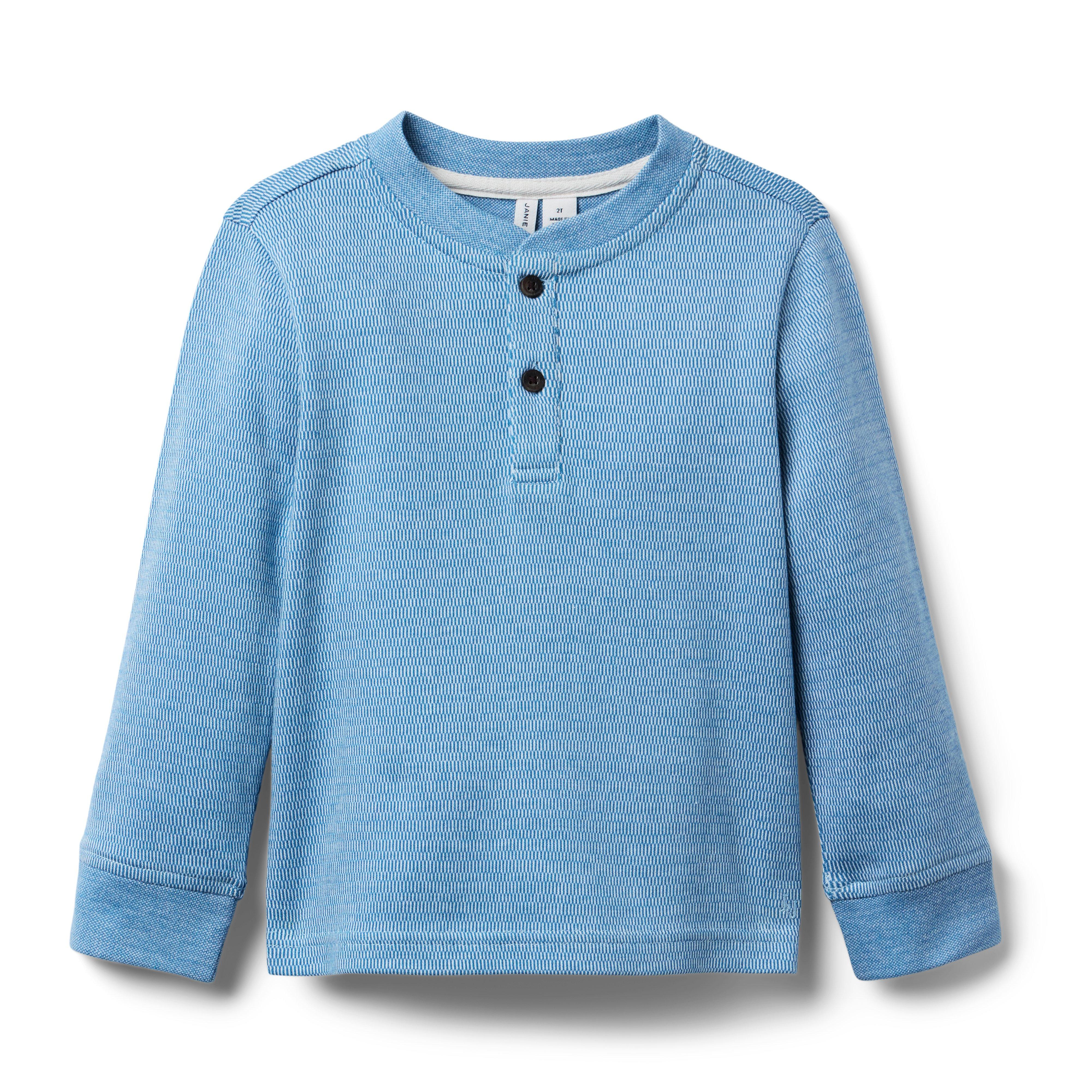 Textured Henley Tee image number 0