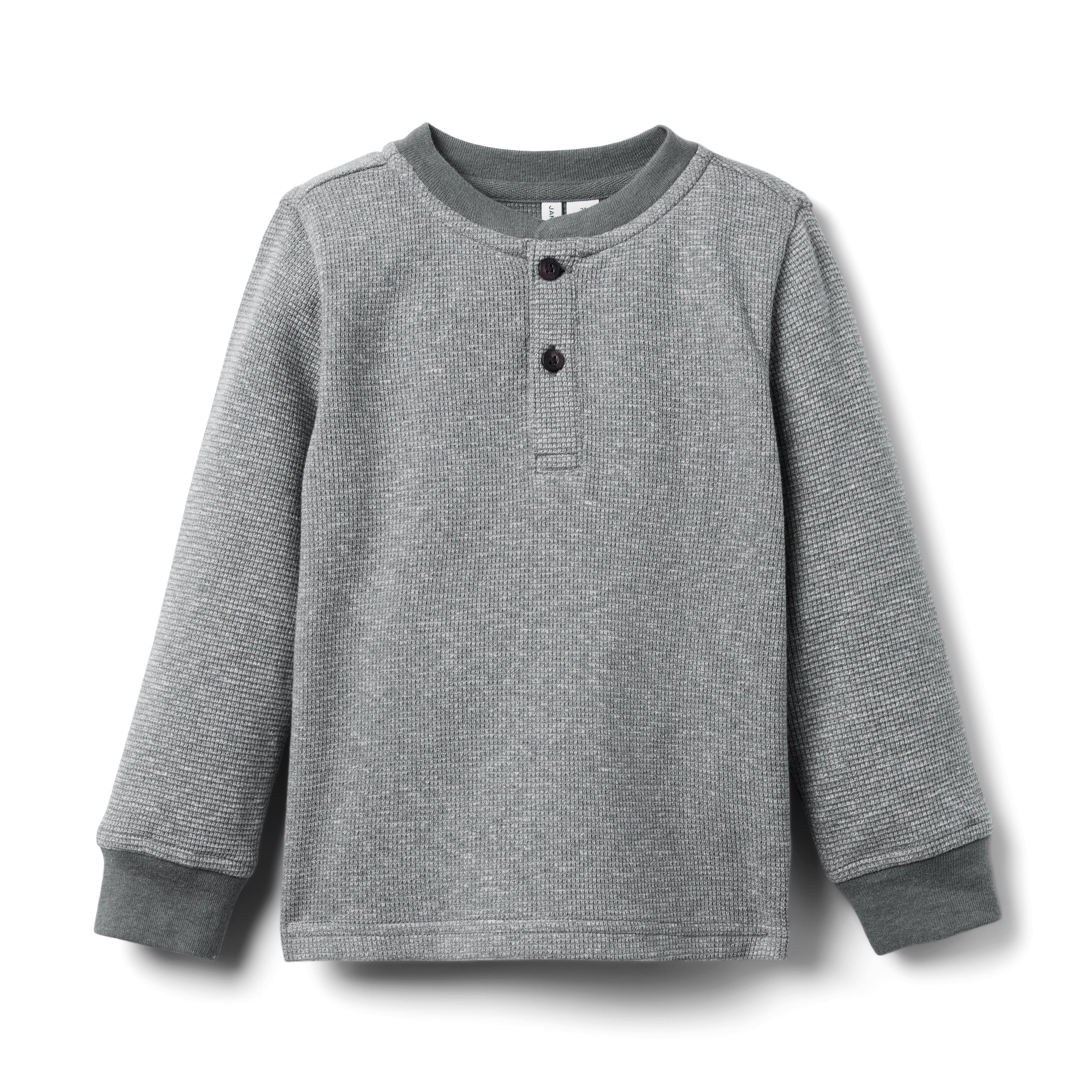 Waffle Henley Tee image number 0