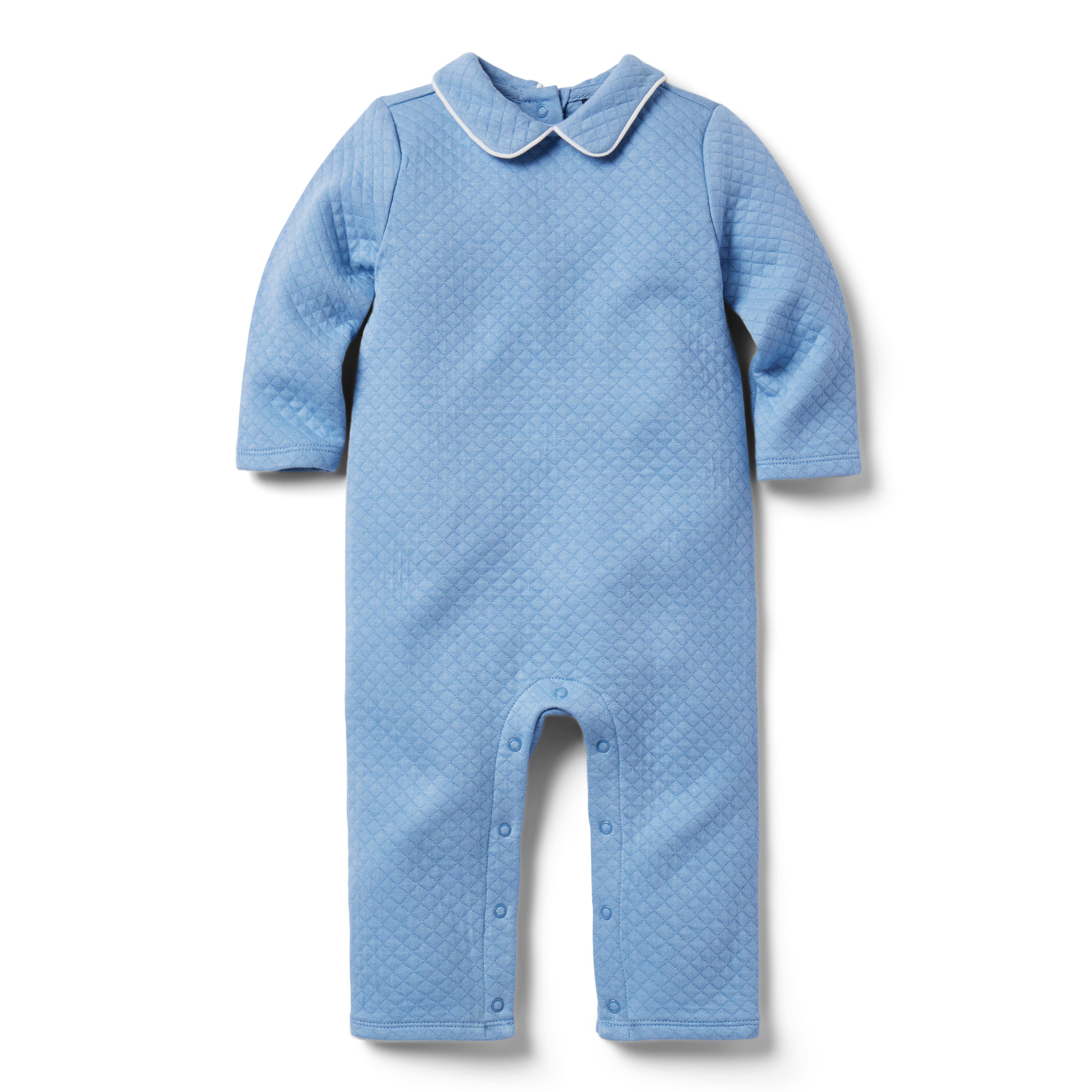 Baby Collared Quilted One-Piece