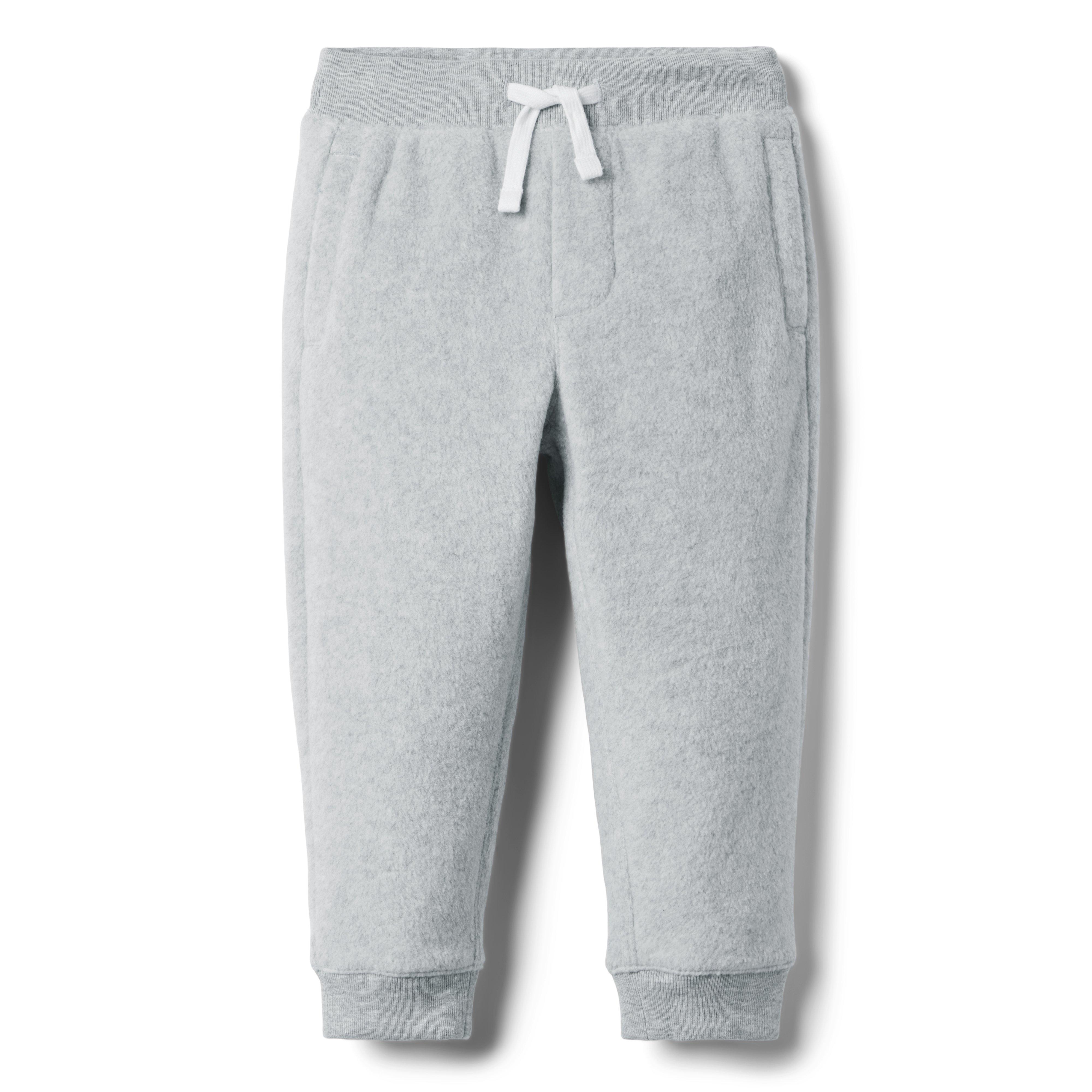 Boy Classic Grey Heather The Fleece Jogger by Janie and Jack