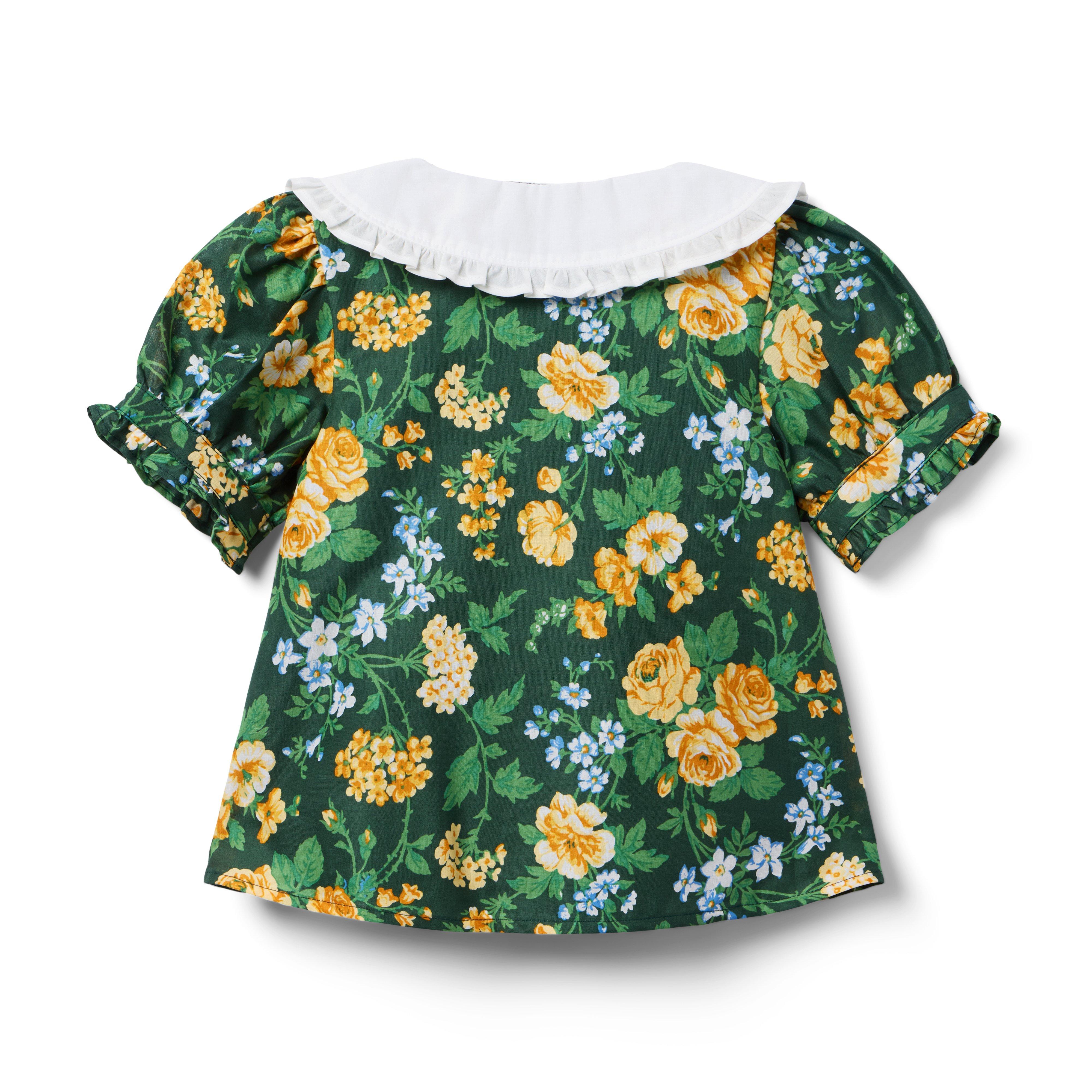 Floral Collared Top image number 1