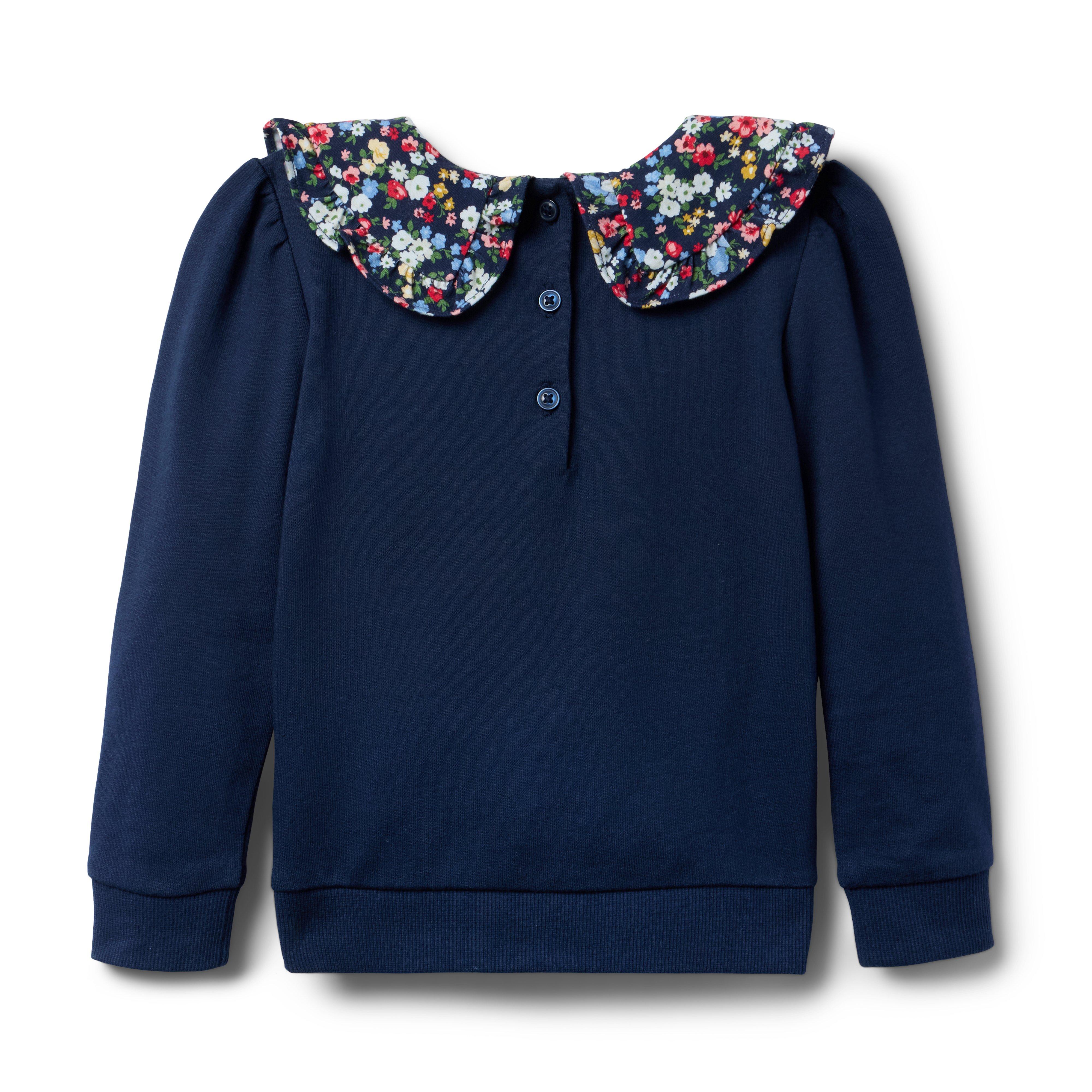 Ditsy Collared Sweatshirt image number 1