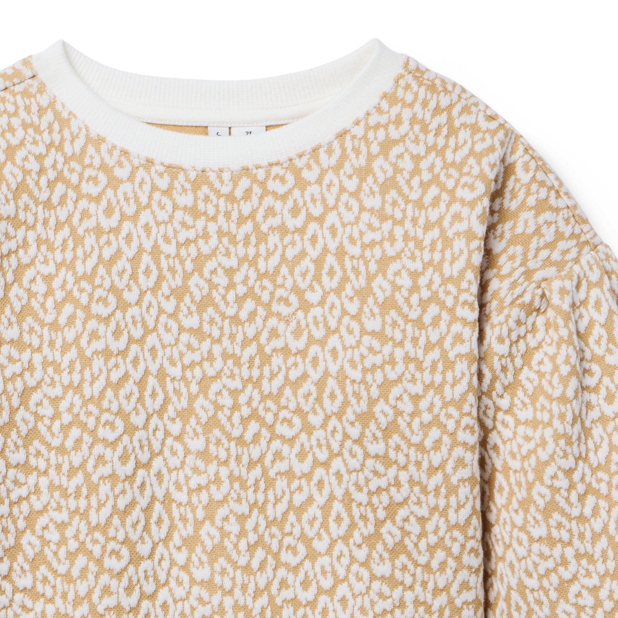 Leopard Jacquard Sweatshirt image number 1