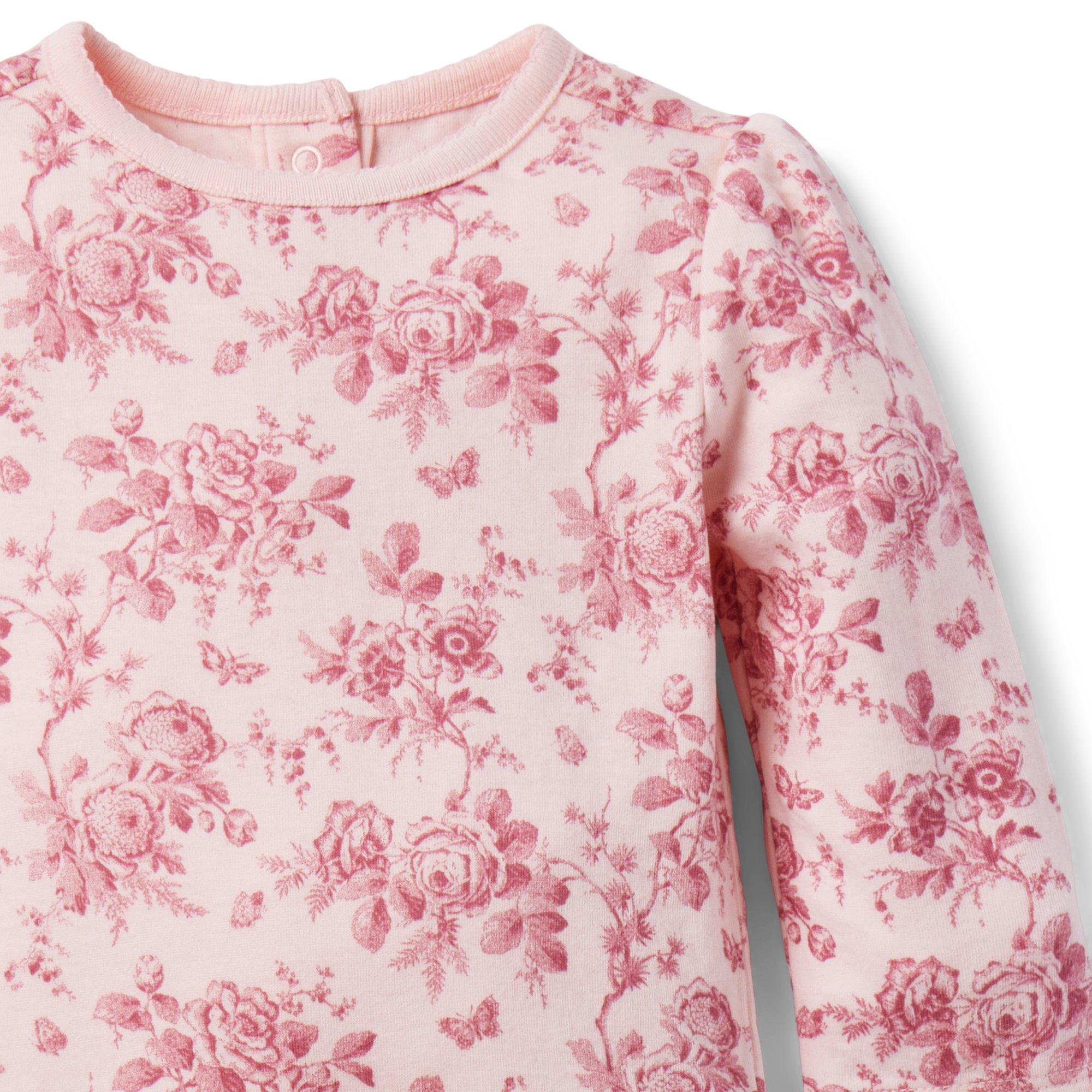 Baby Floral Toile Bodysuit image number 2