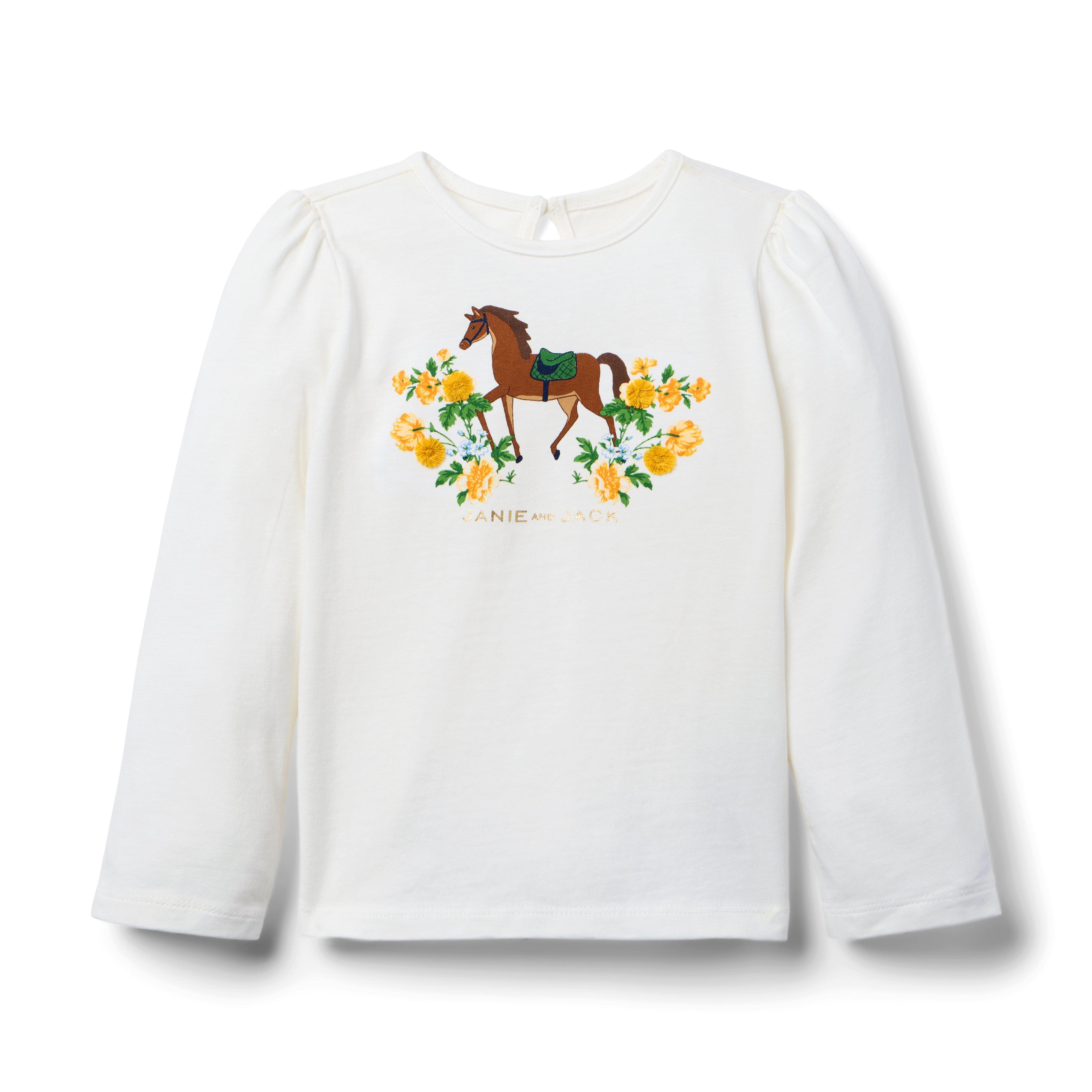 Horse And Flower Tee