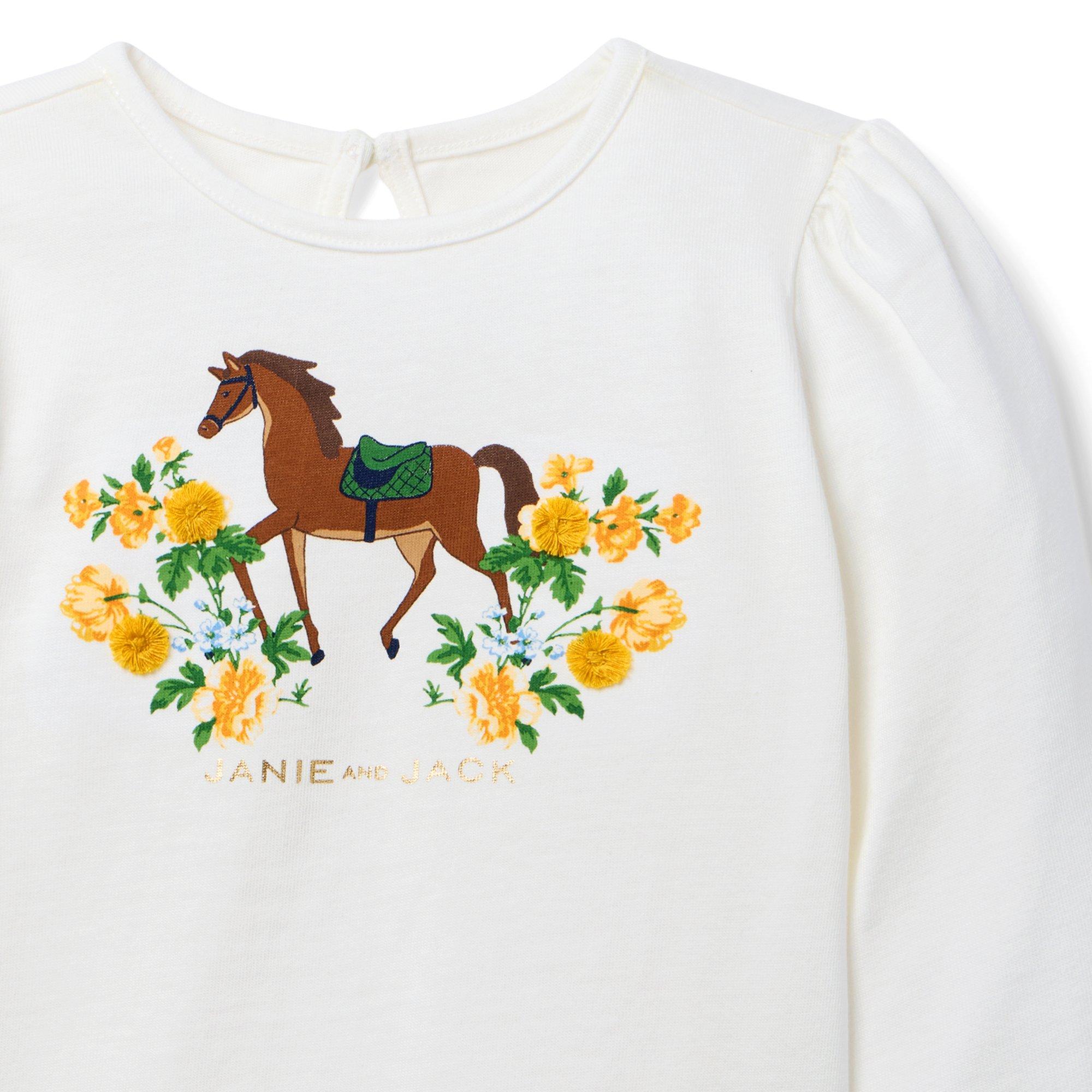 Horse And Flower Tee image number 2