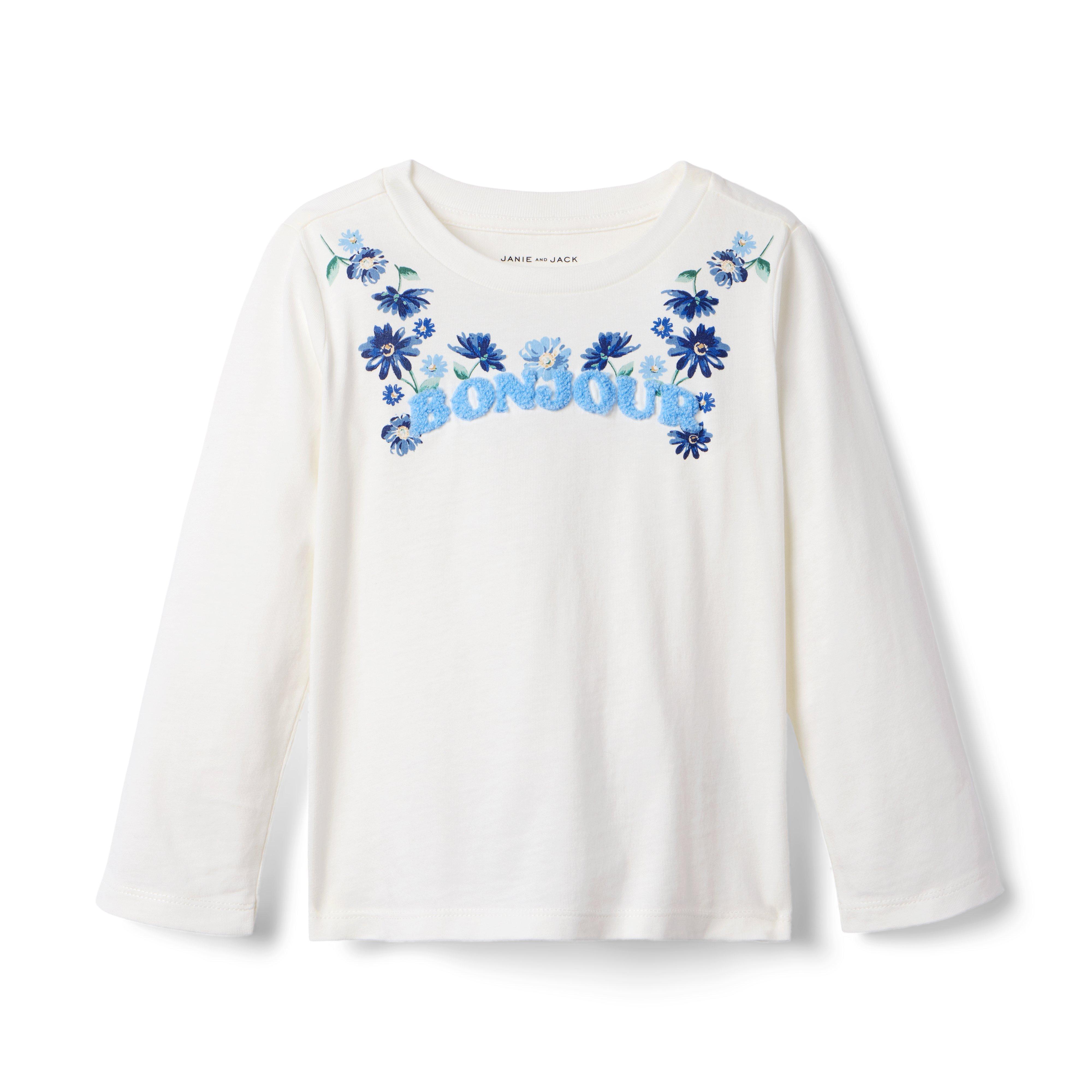 Floral Bonjour Tee