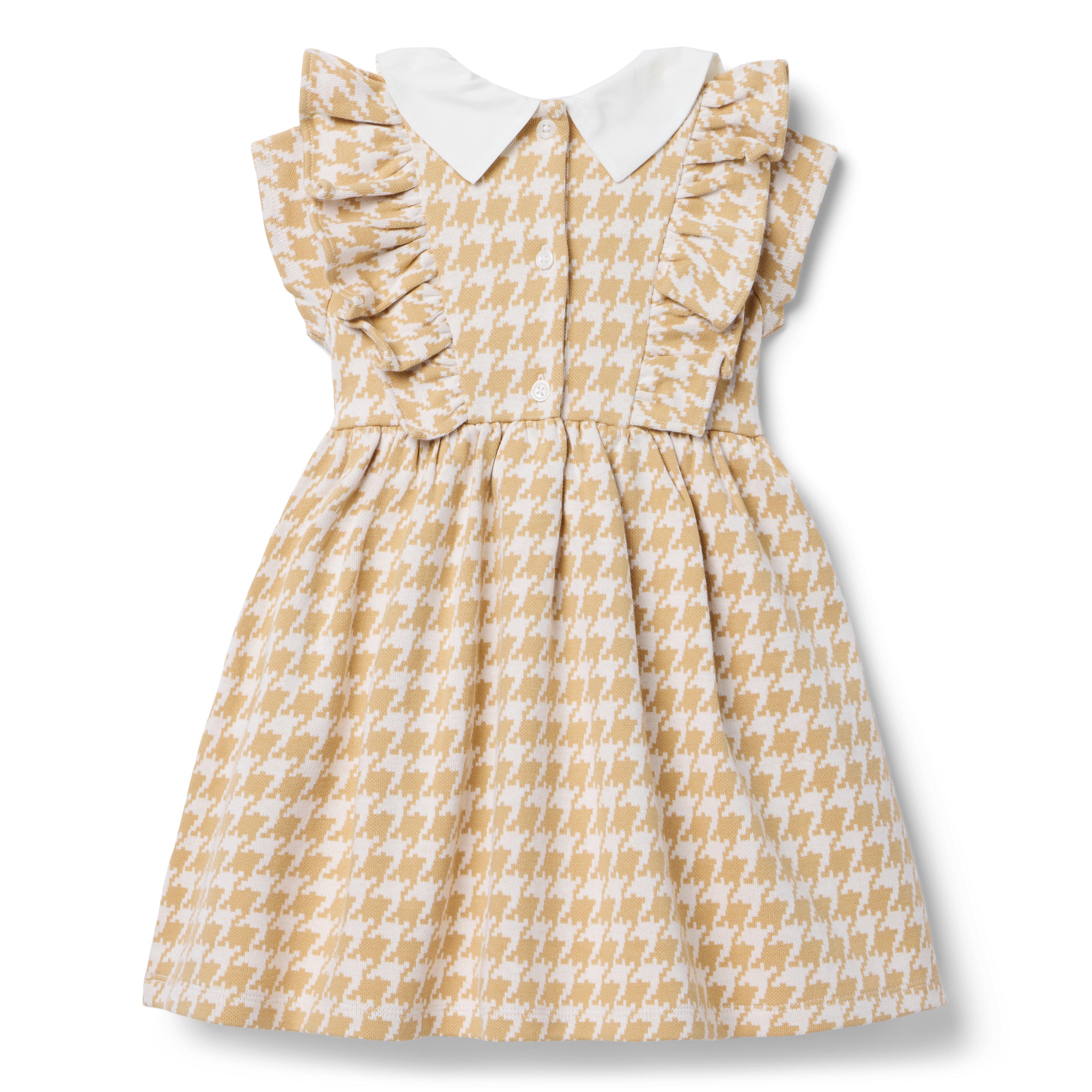 Houndstooth Ruffle Dress image number 1