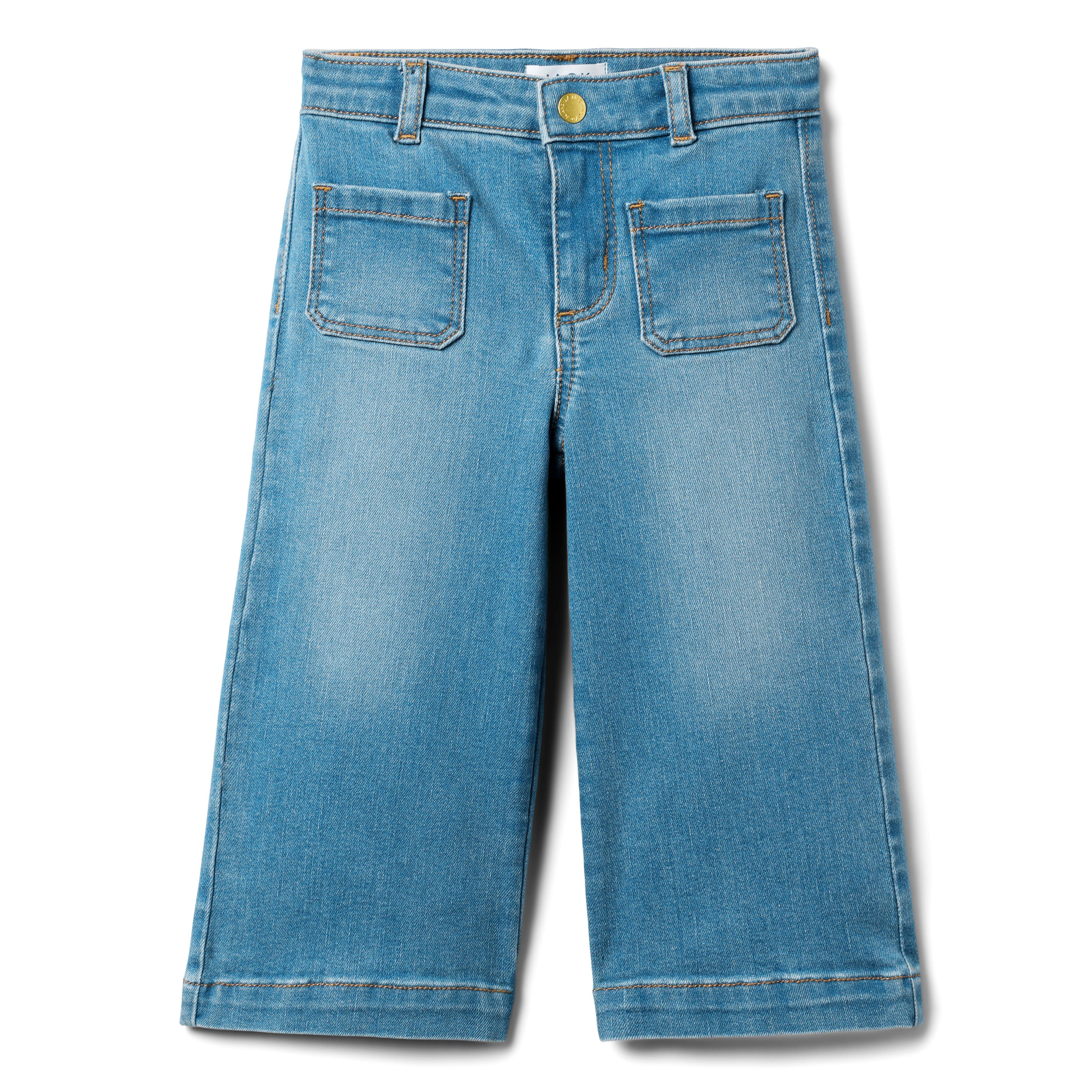 Wide Leg Jean In Medium Wash