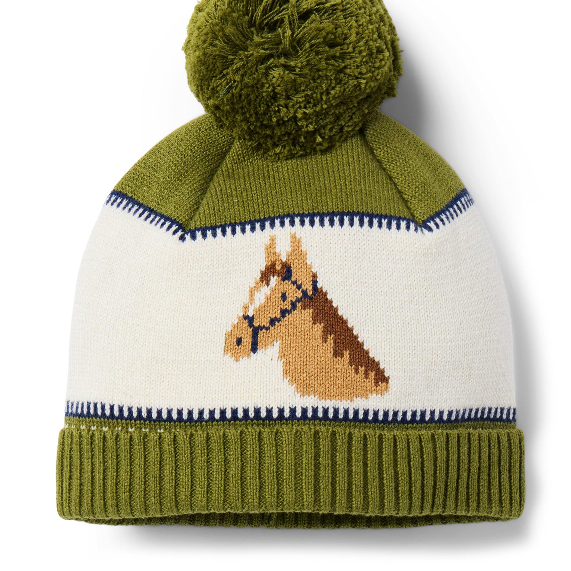 Baby Horse Pom Beanie image number 1
