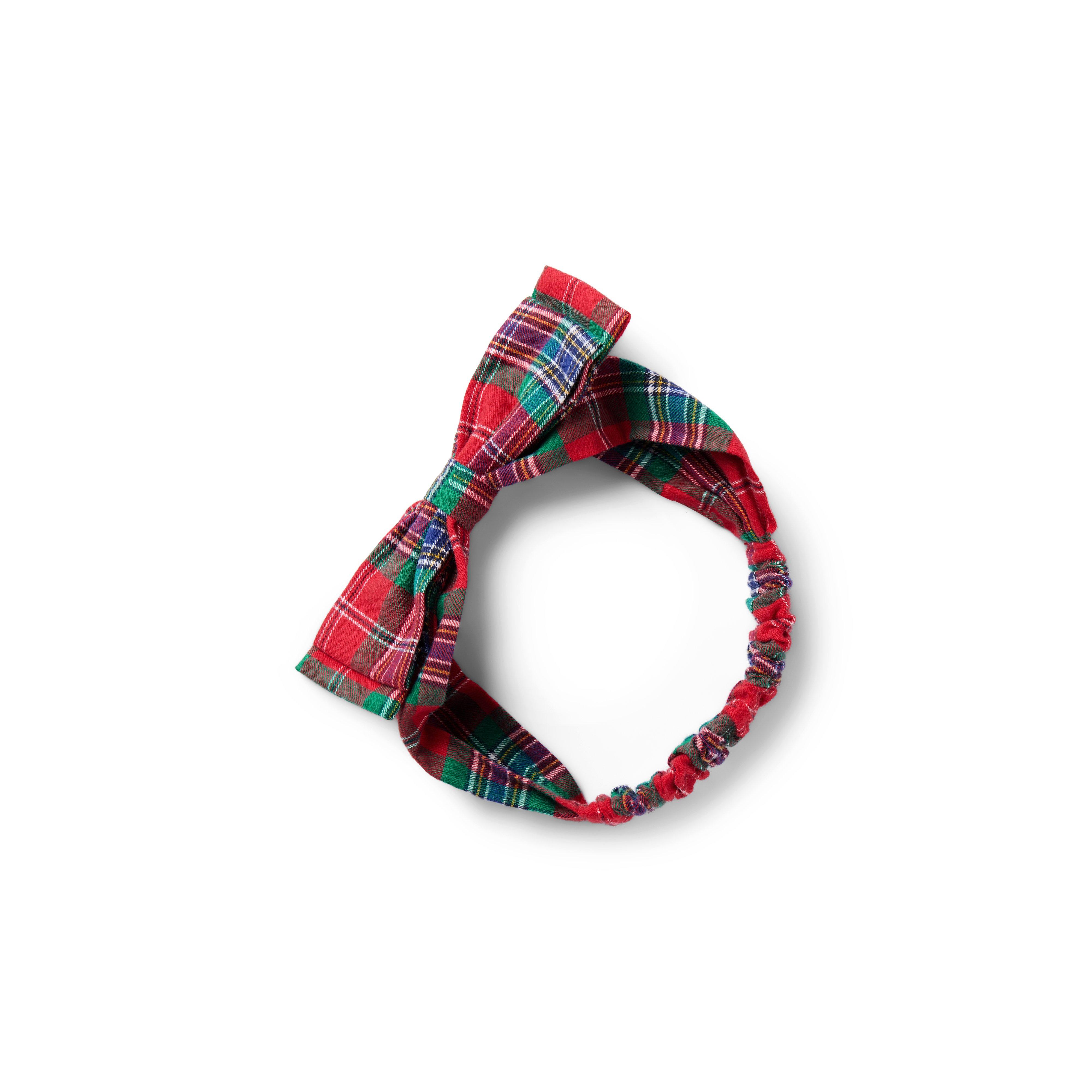 Baby Tartan Bow Soft Headband