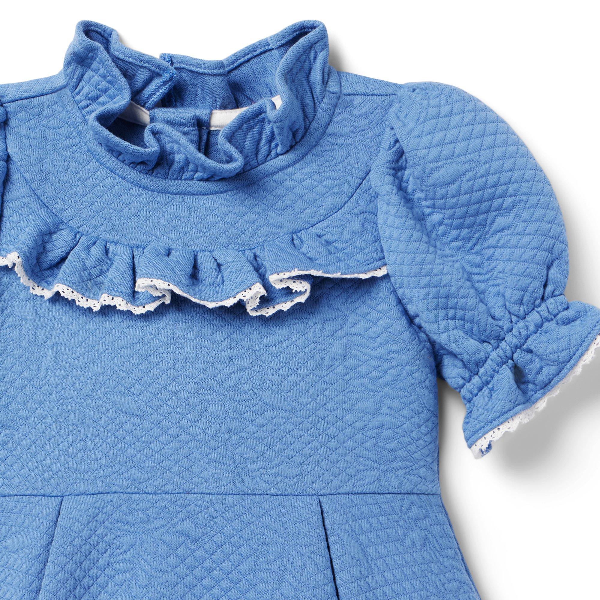 Ruffle Jacquard Dress image number 3