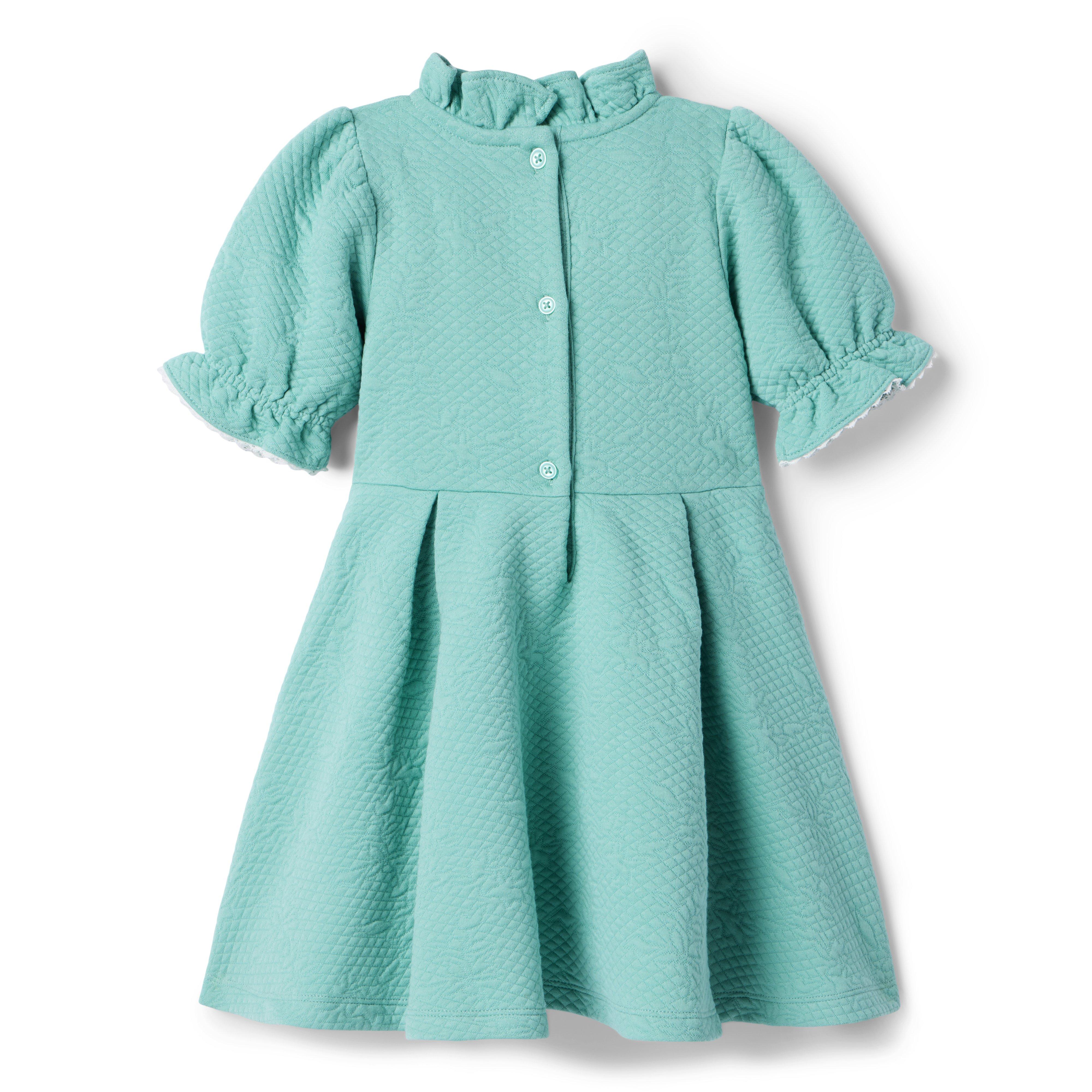 Ruffle Jacquard Dress image number 1