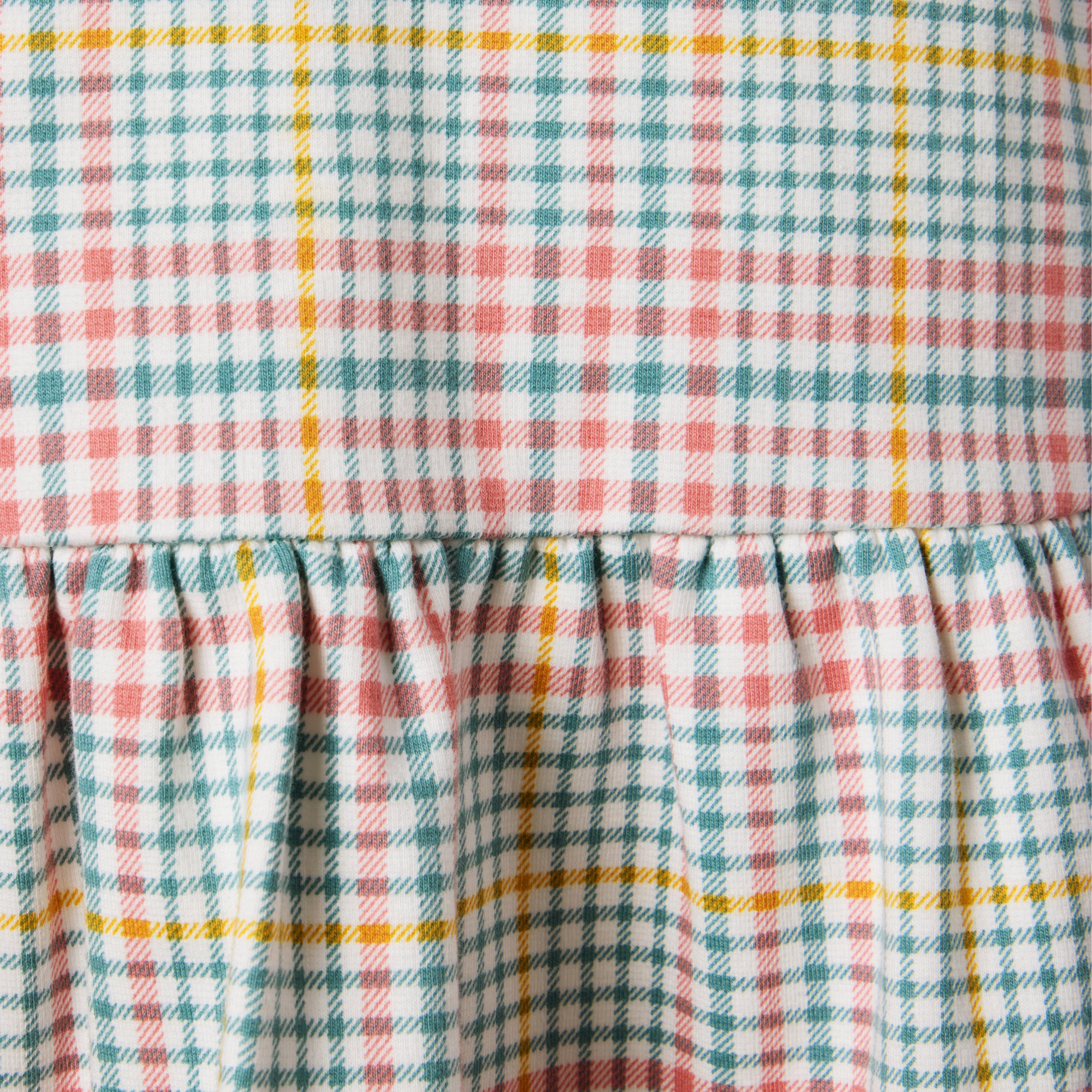 Plaid Dropwaist Ponte Dress image number 2