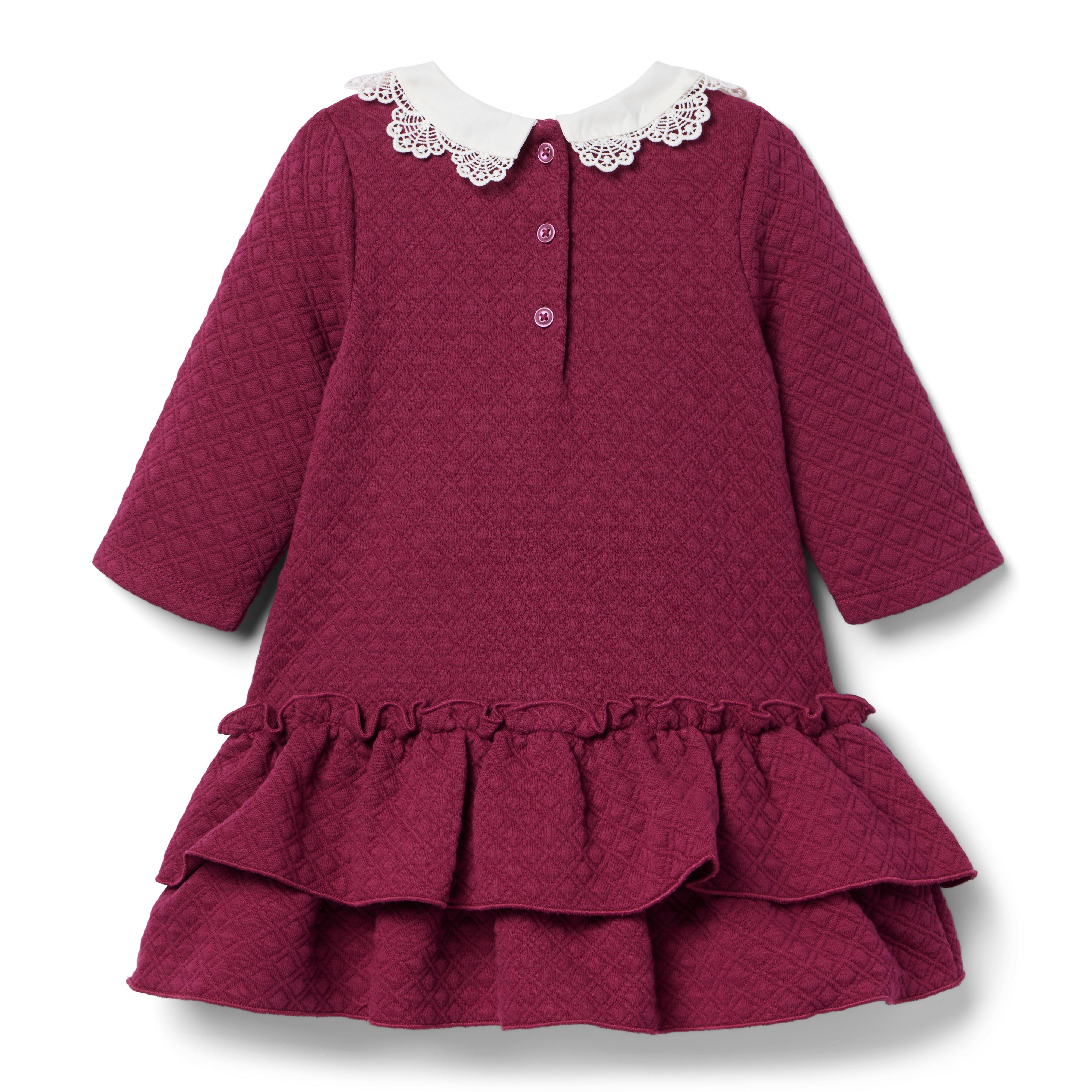 Quilted Collared Dress image number 1