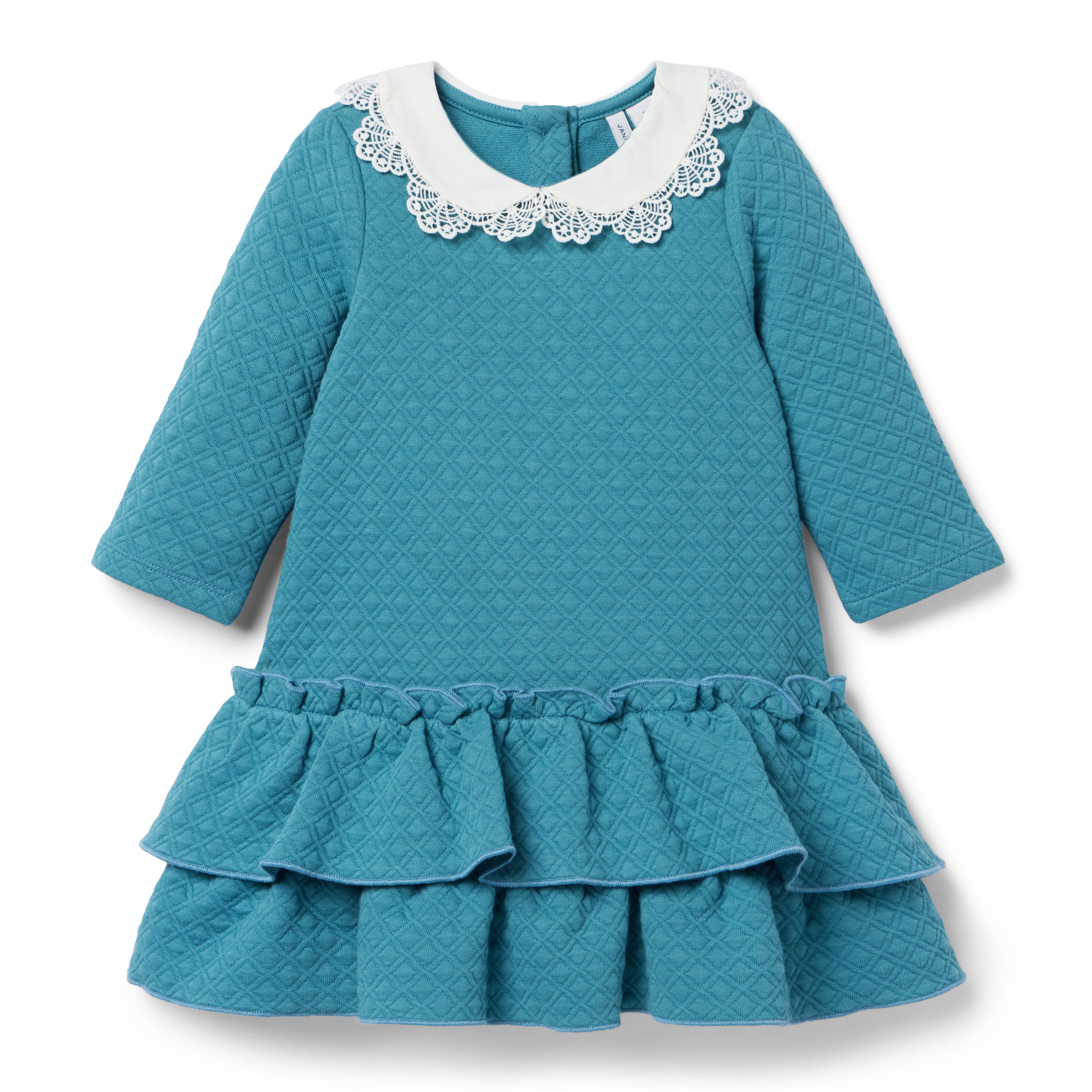 Quilted Collared Dress image number 0