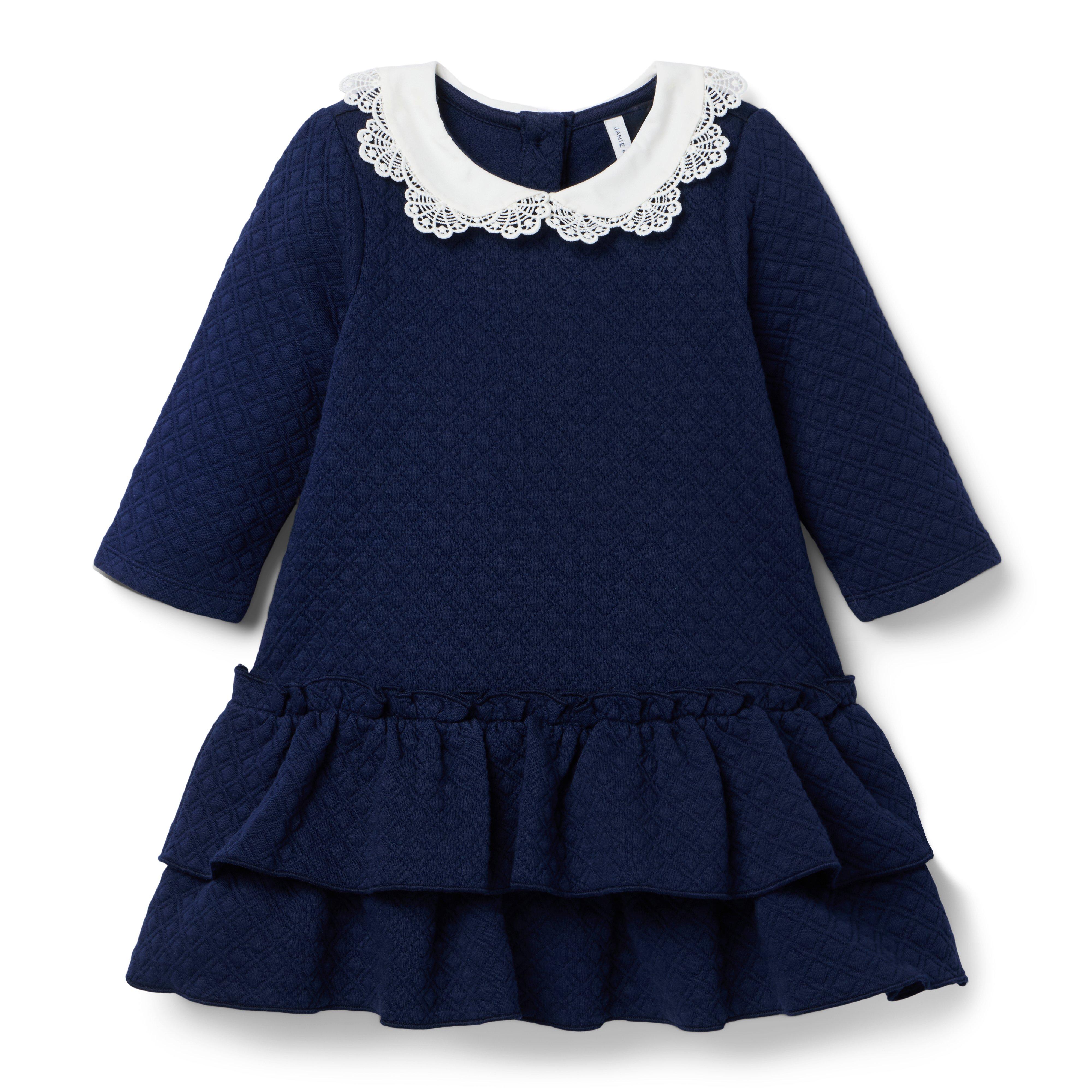 Quilted Collared Dress image number 0