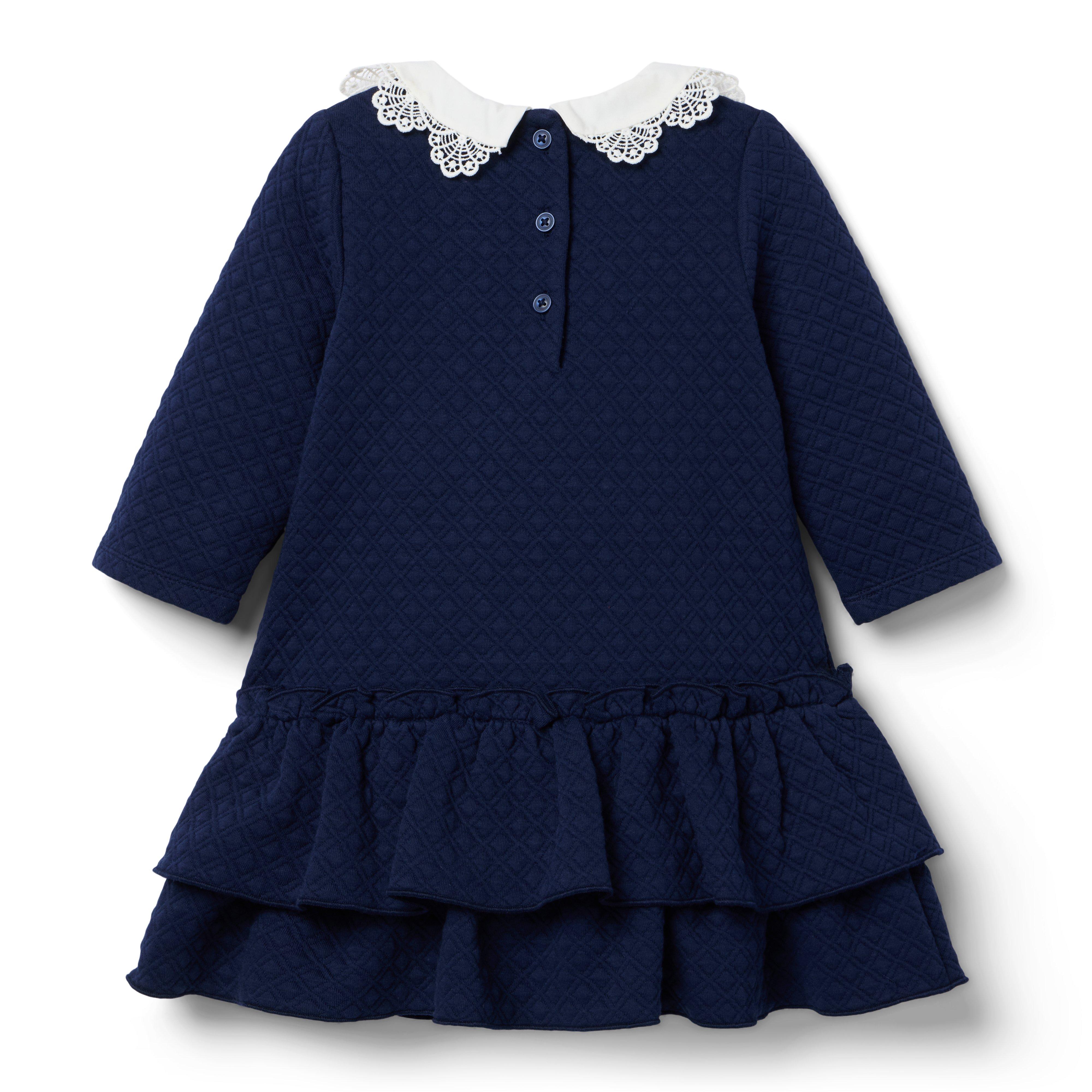 Quilted Collared Dress image number 1