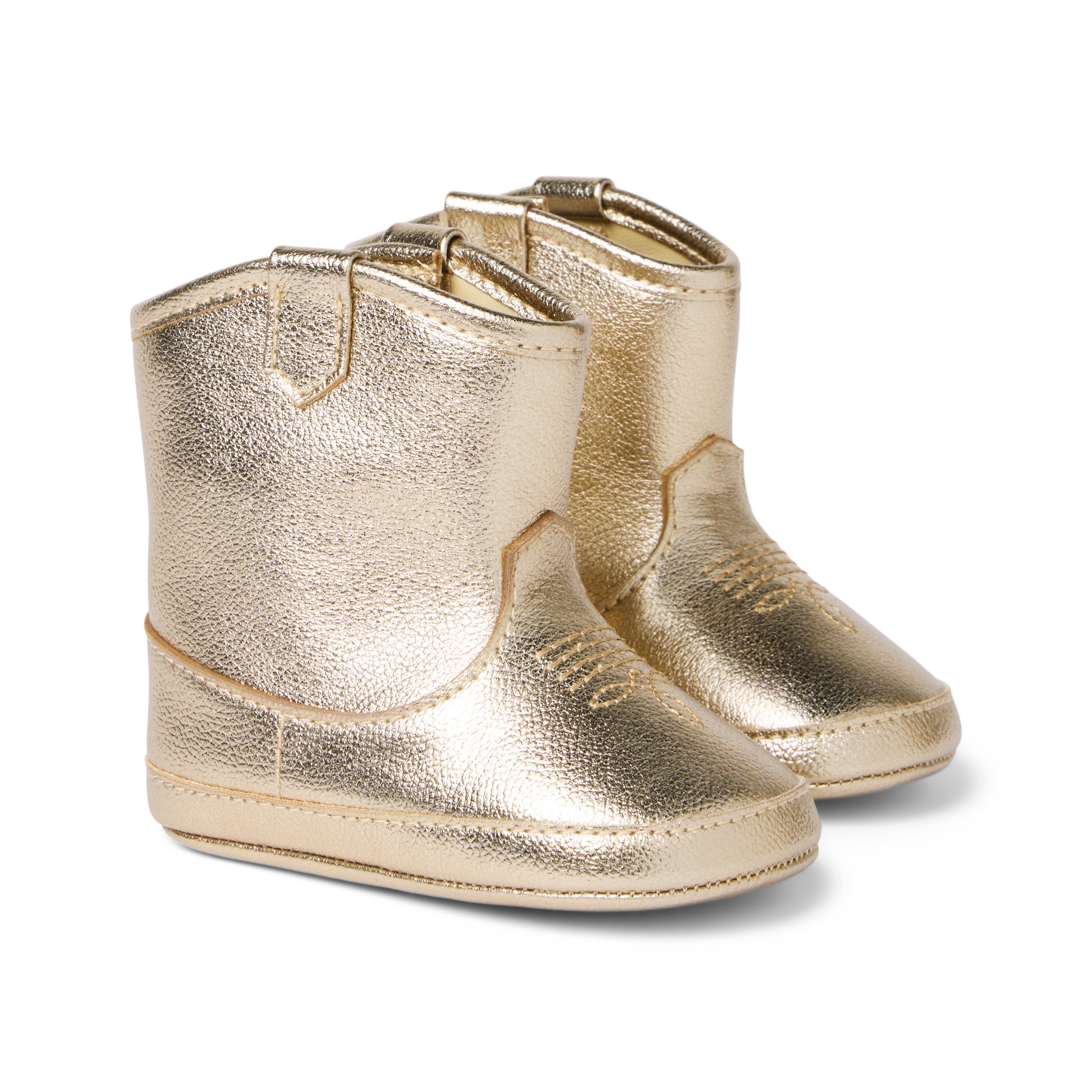 Gold baby boots hotsell