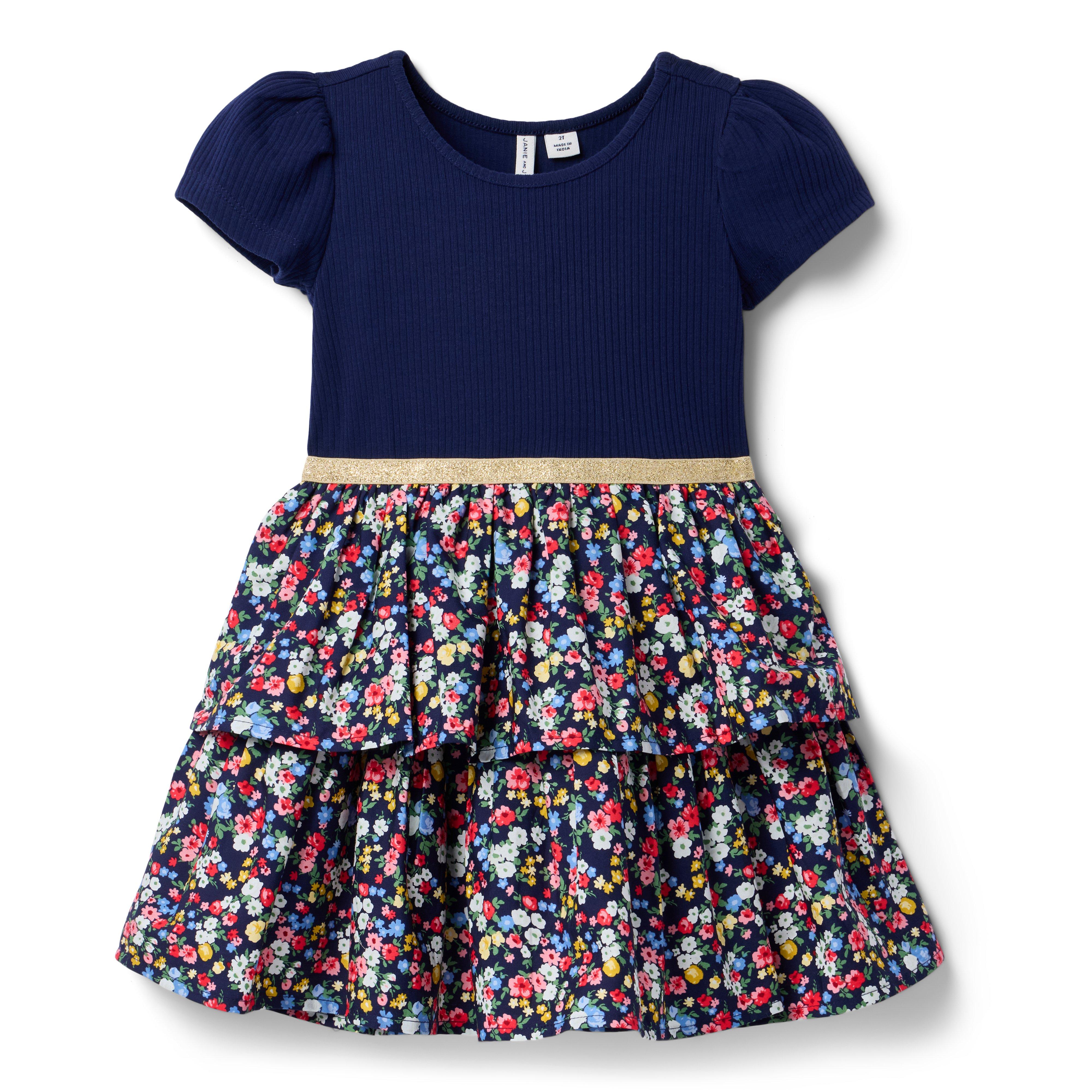 Ditsy Floral Tiered Dress image number 0