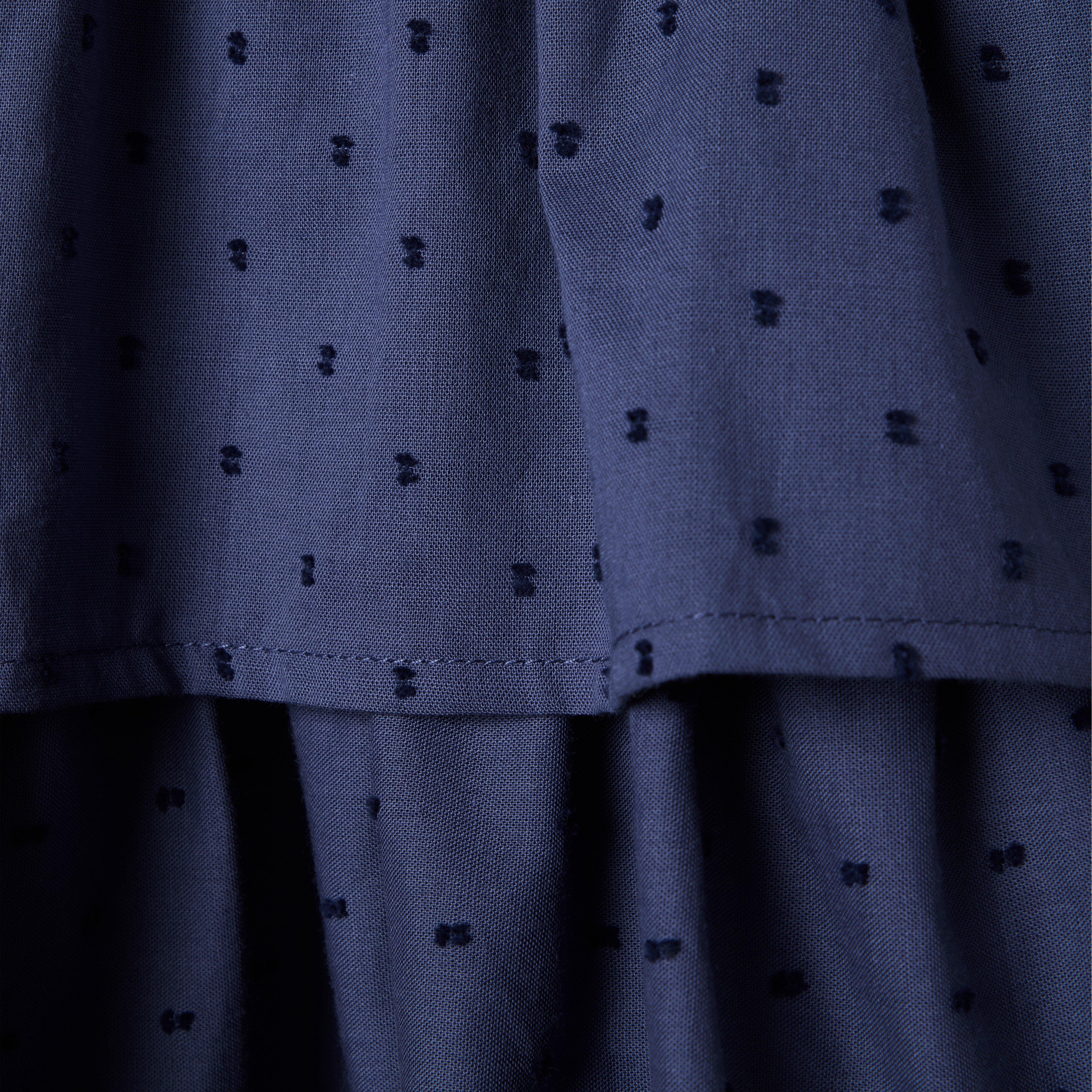 Textured Dot Tiered Dress image number 2