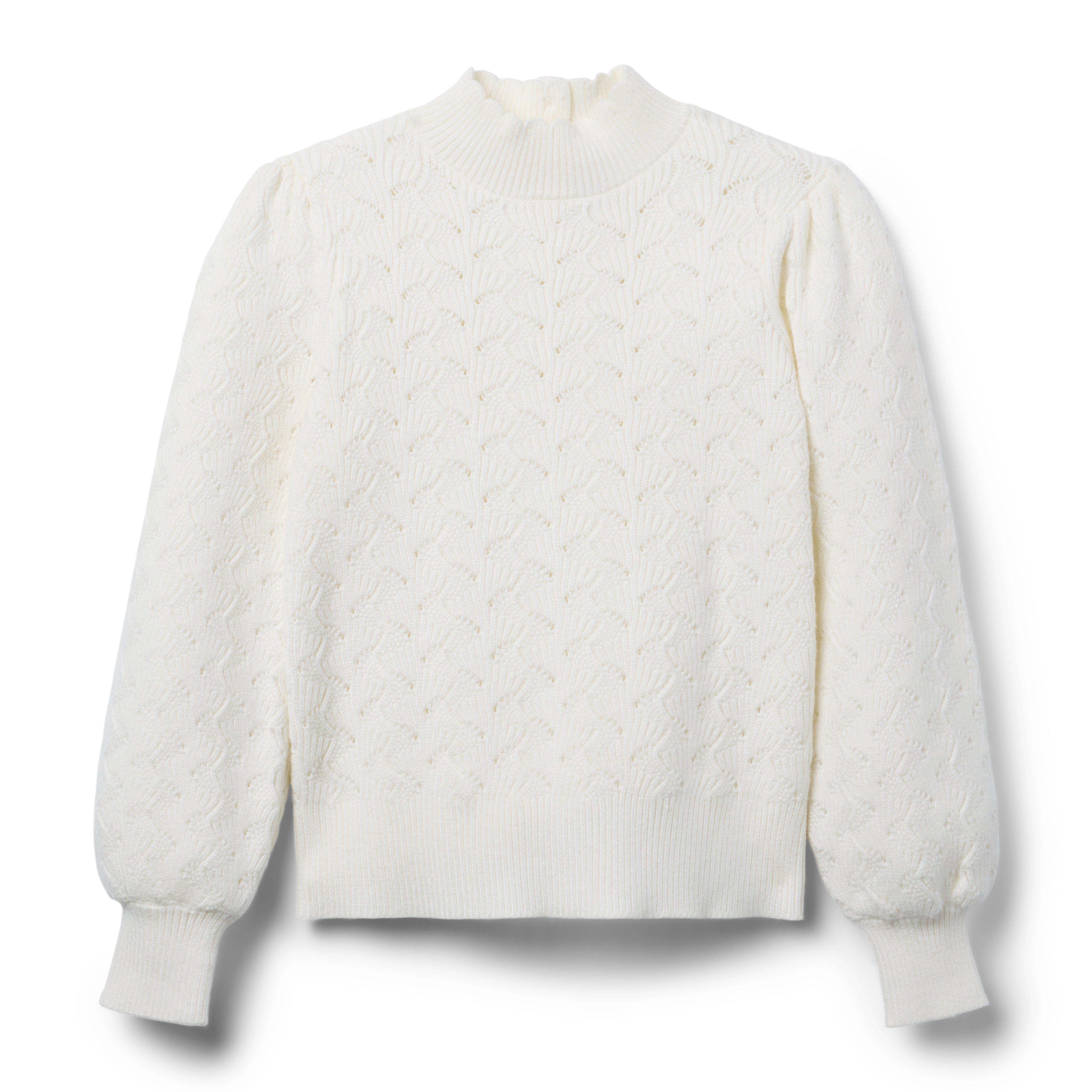 Pointelle Sweater