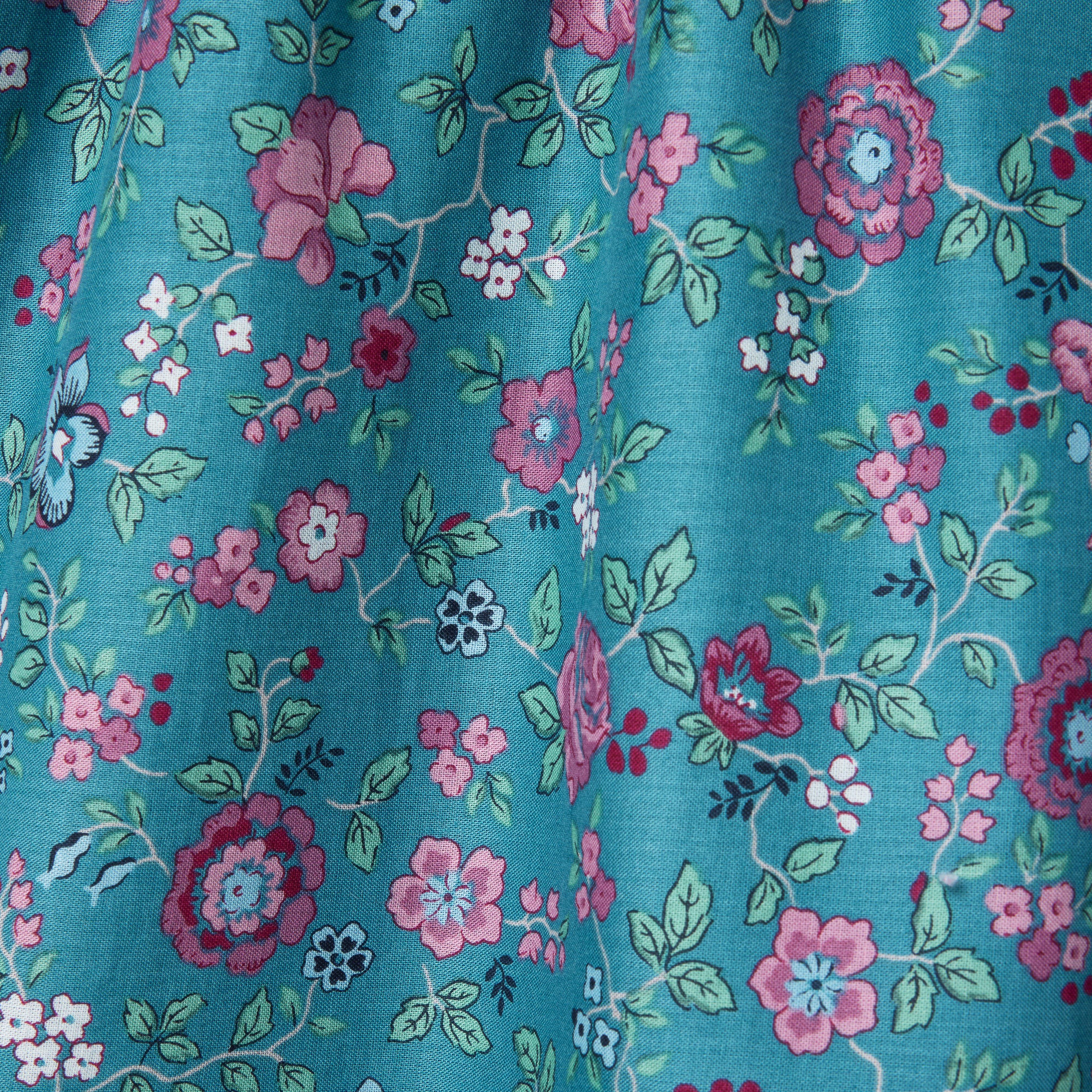Floral Ruffle Wrap Dress image number 2