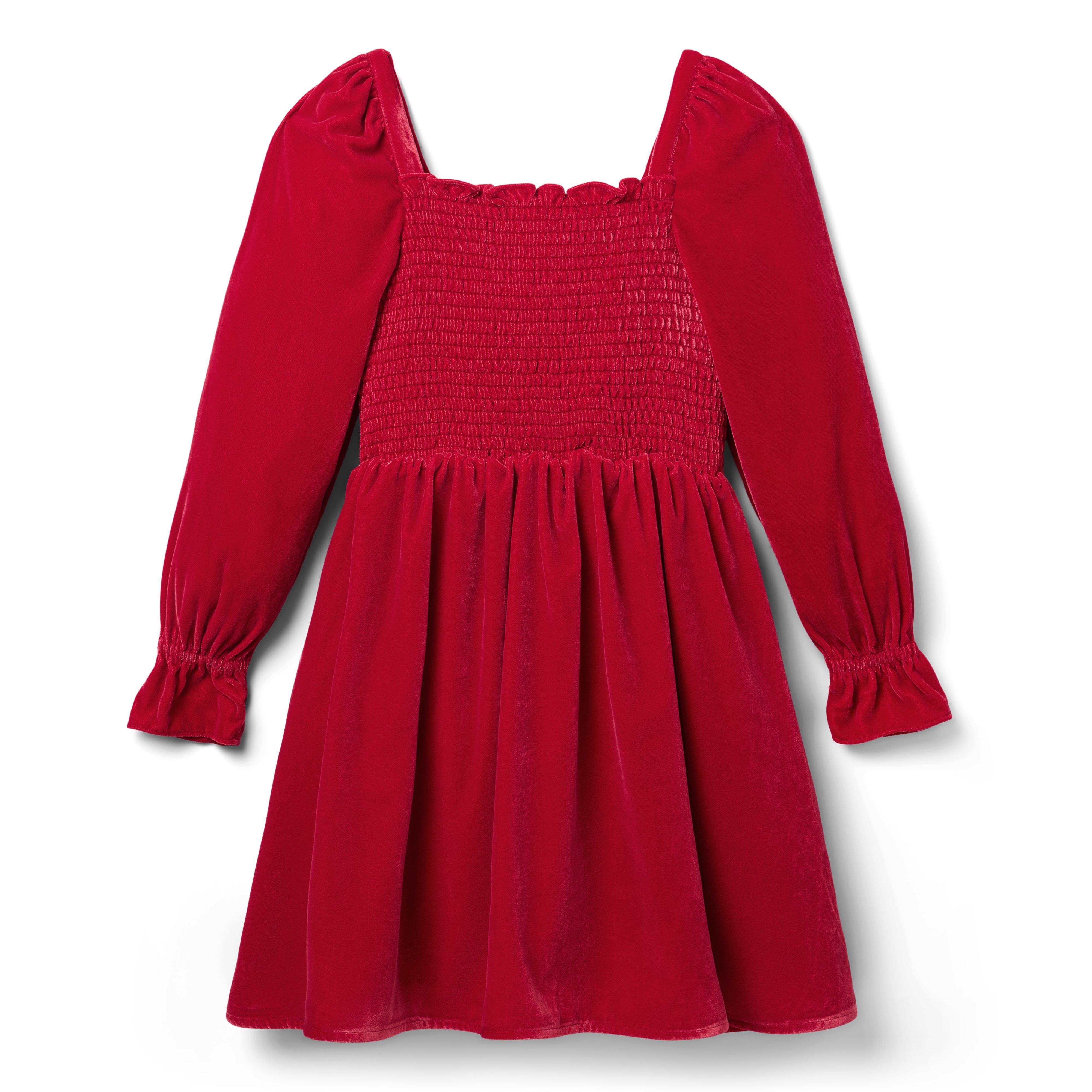 The Velvet Smocked Dress