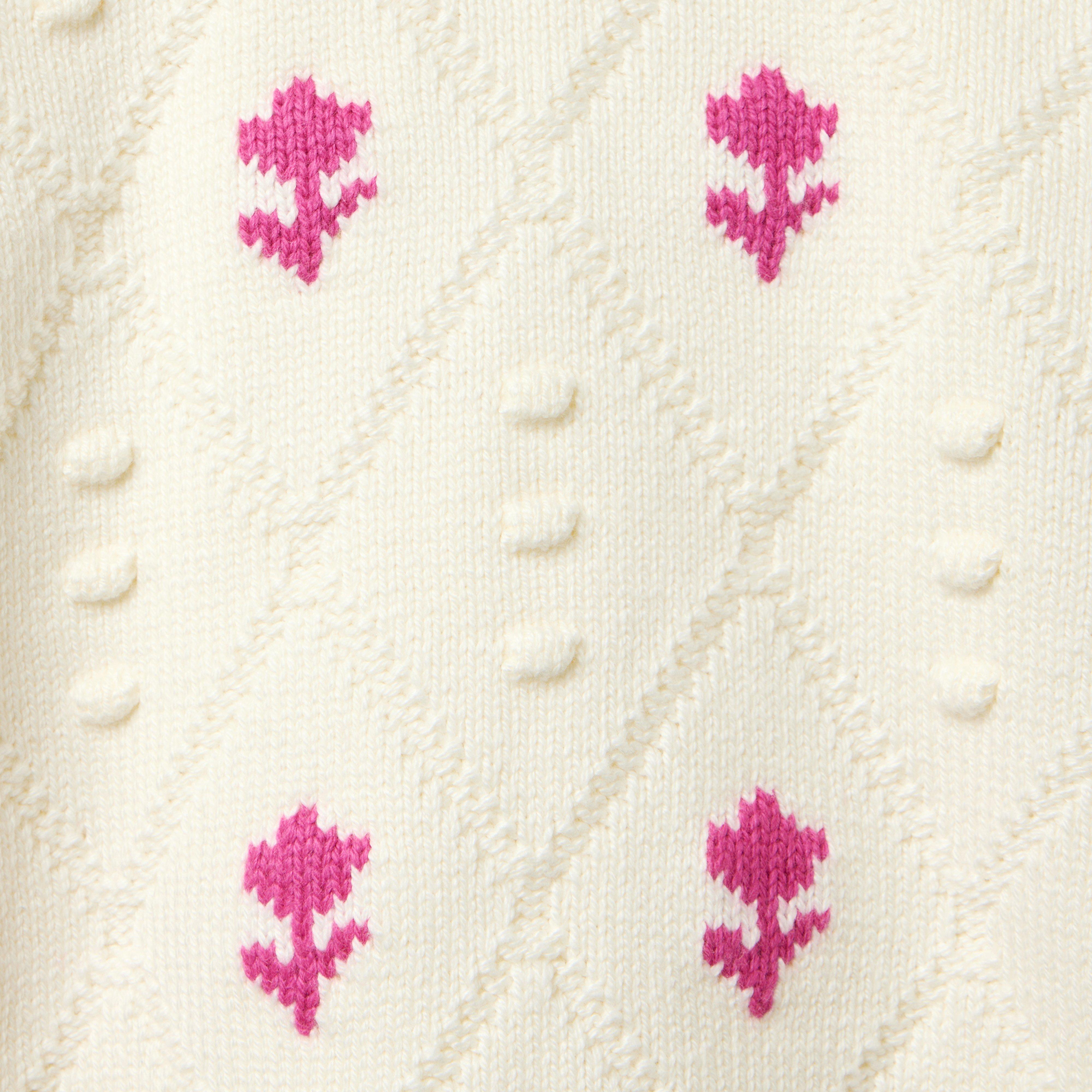 Textured Rose Sweater image number 2