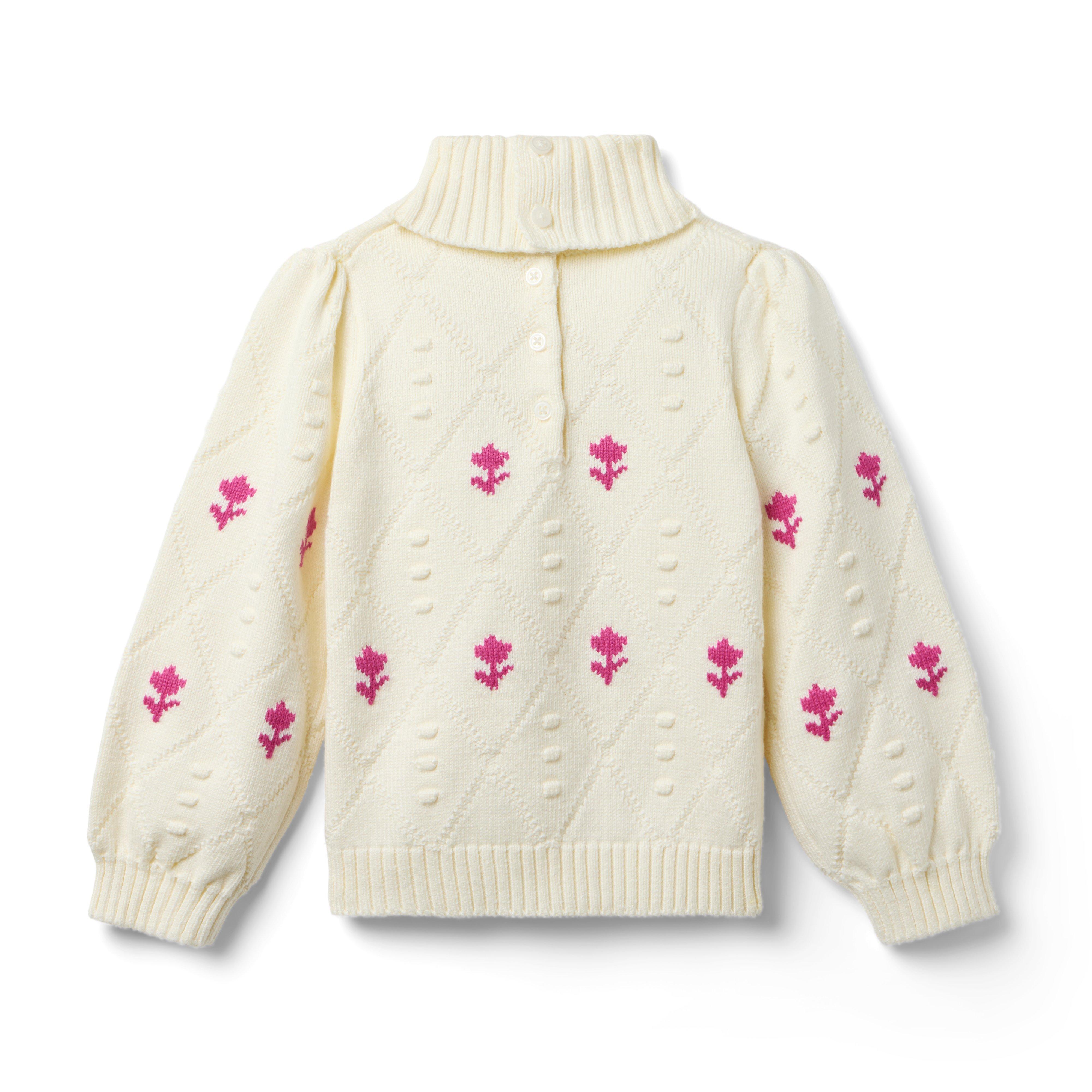 Textured Rose Sweater image number 1
