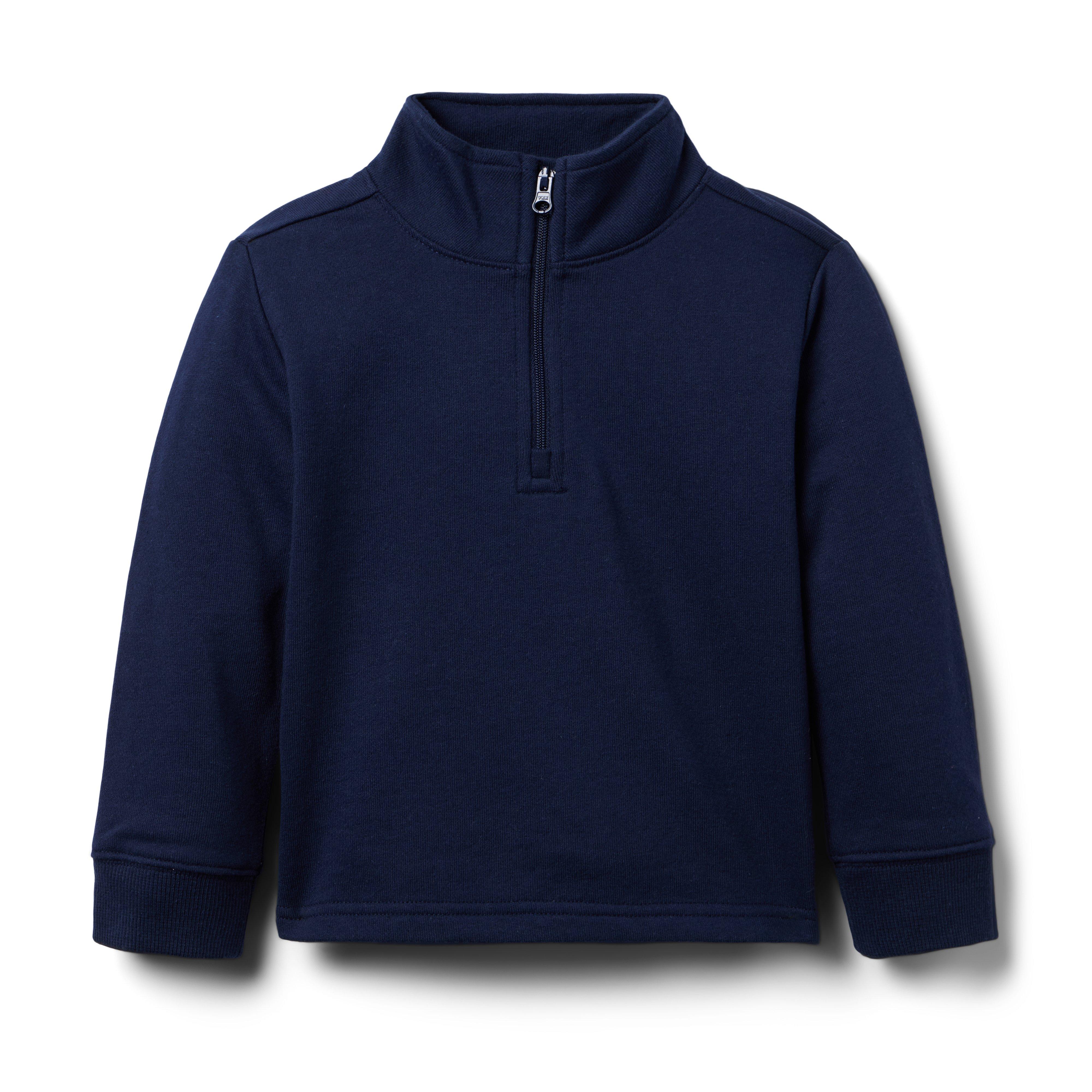 French Terry Half Zip Sweatshirt image number 0