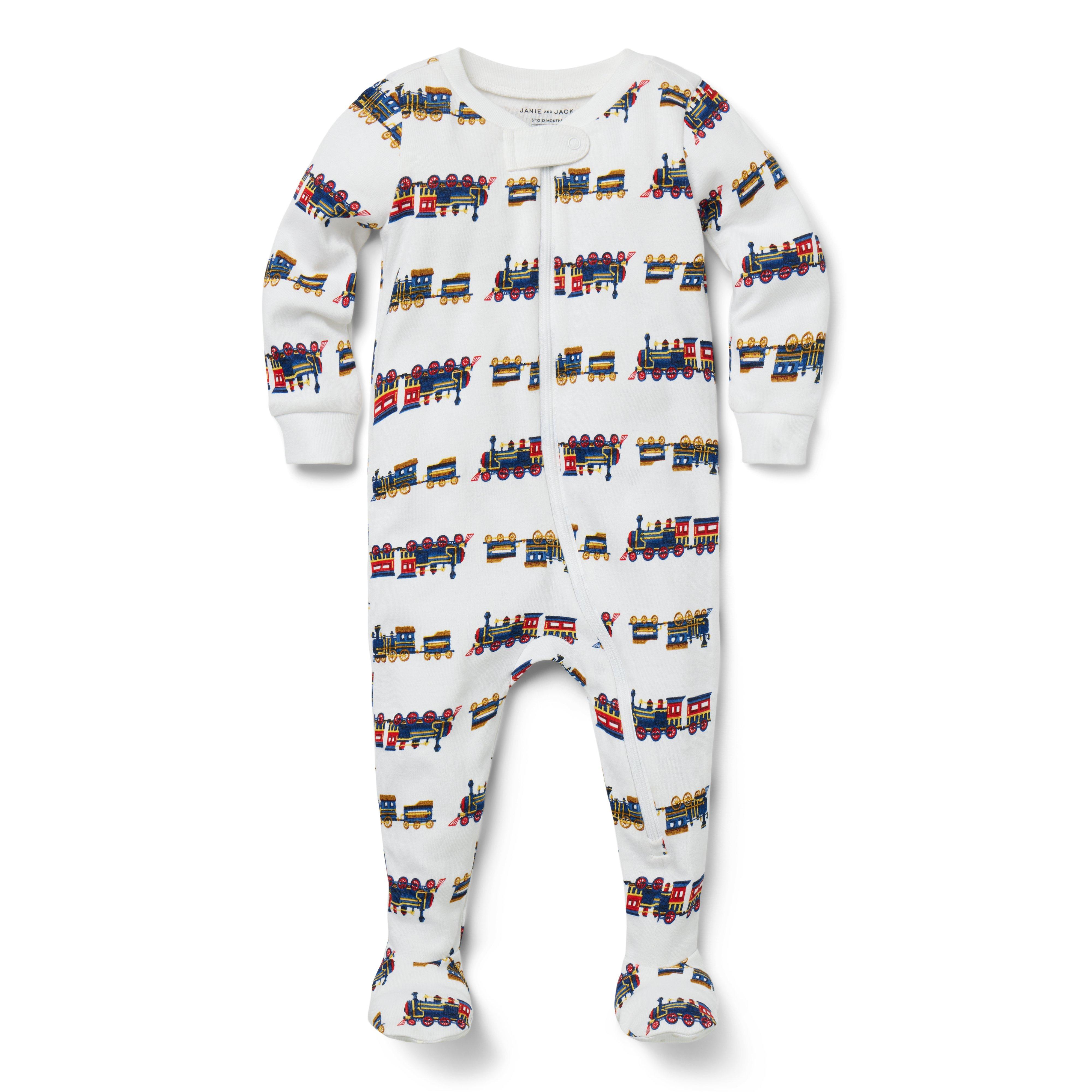 Baby Good Night Footed Pajama In Train