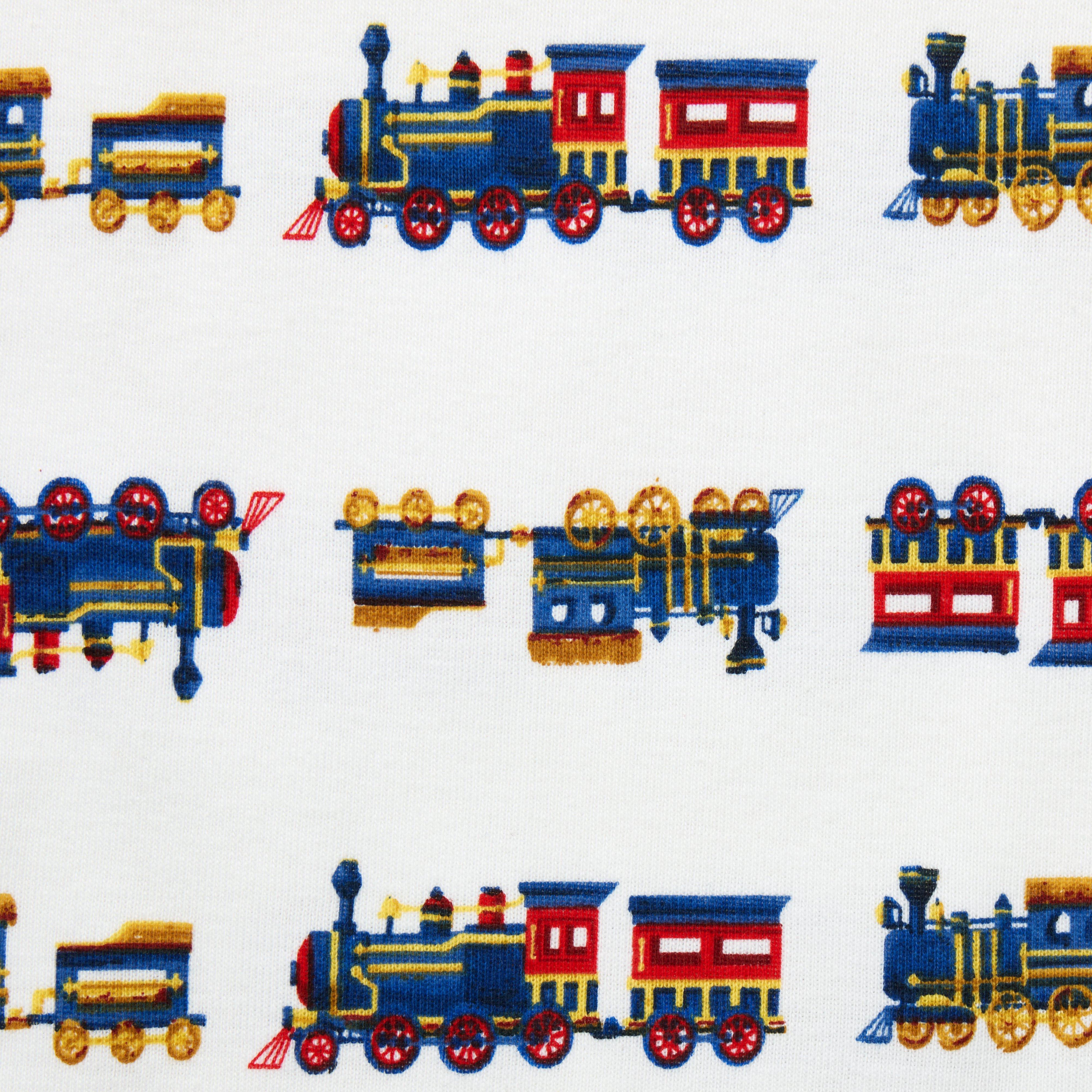 Baby Good Night Footed Pajama In Train image number 1