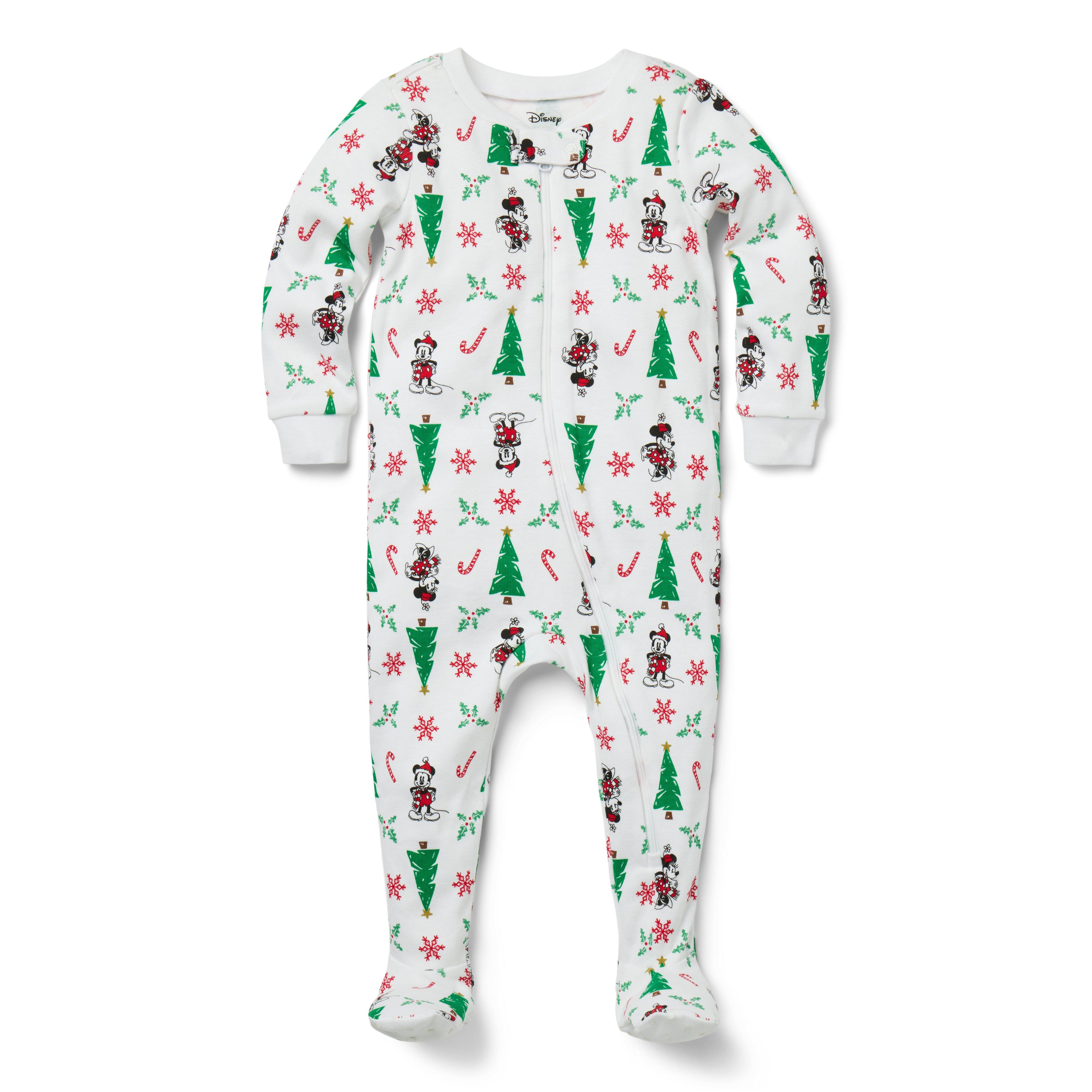 Baby Good Night Footed Pajama In Disney Mickey Mouse Christmas