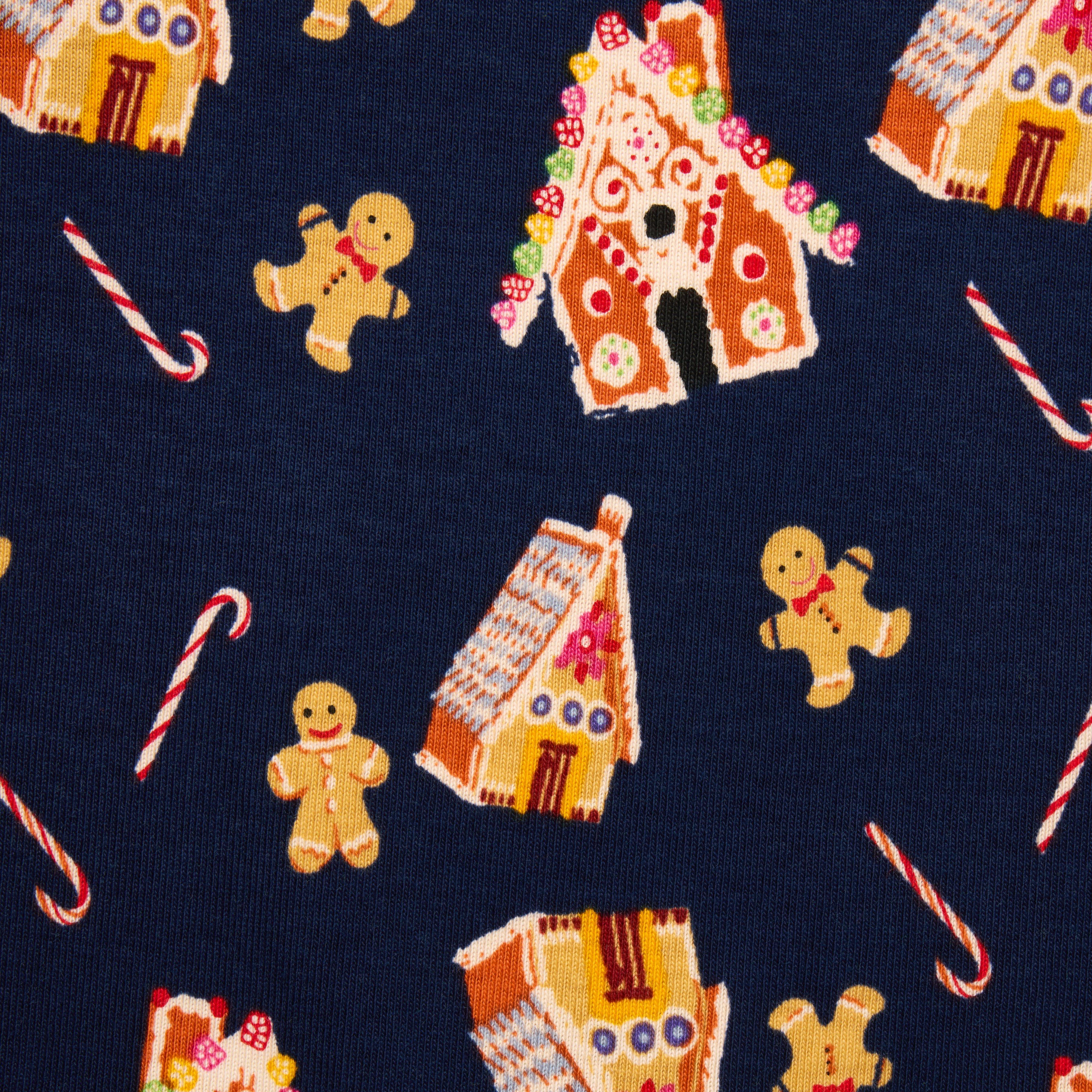 Boy Merchant Marine Gingerbread House Good Night Pajamas In Gingerbread House by Janie and Jack