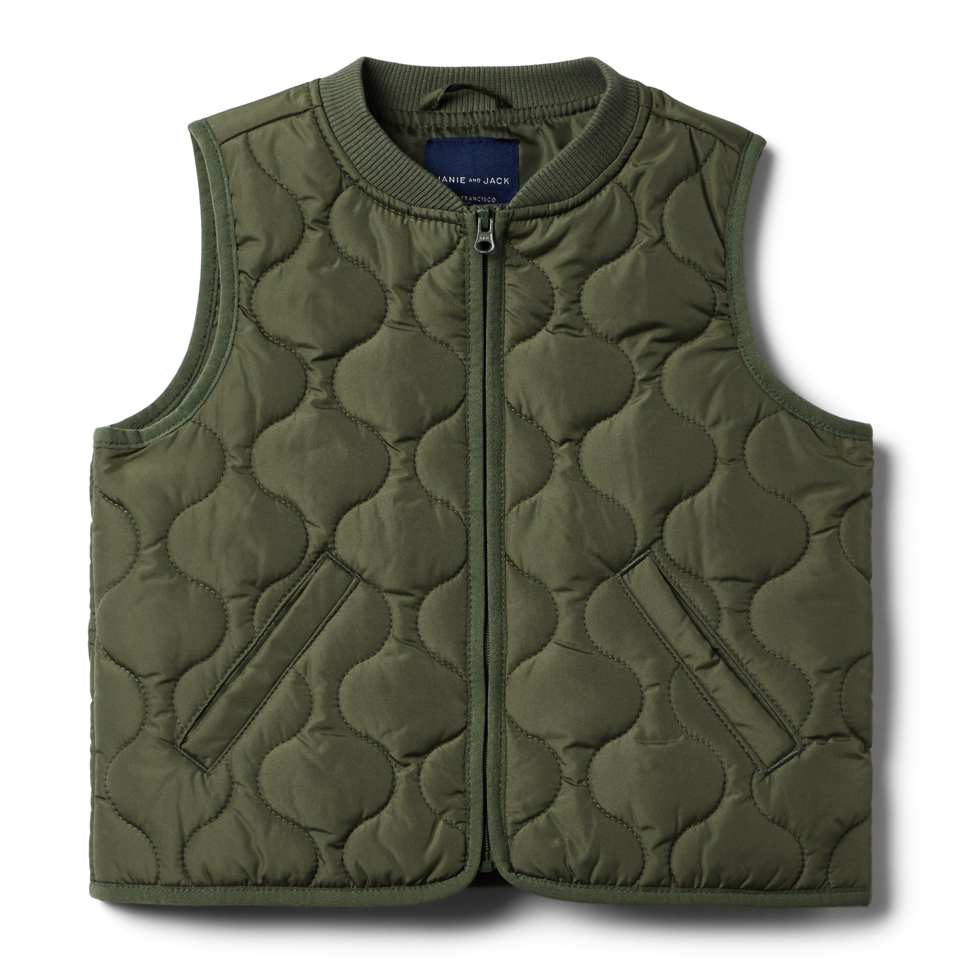 The Quilted Bomber Vest