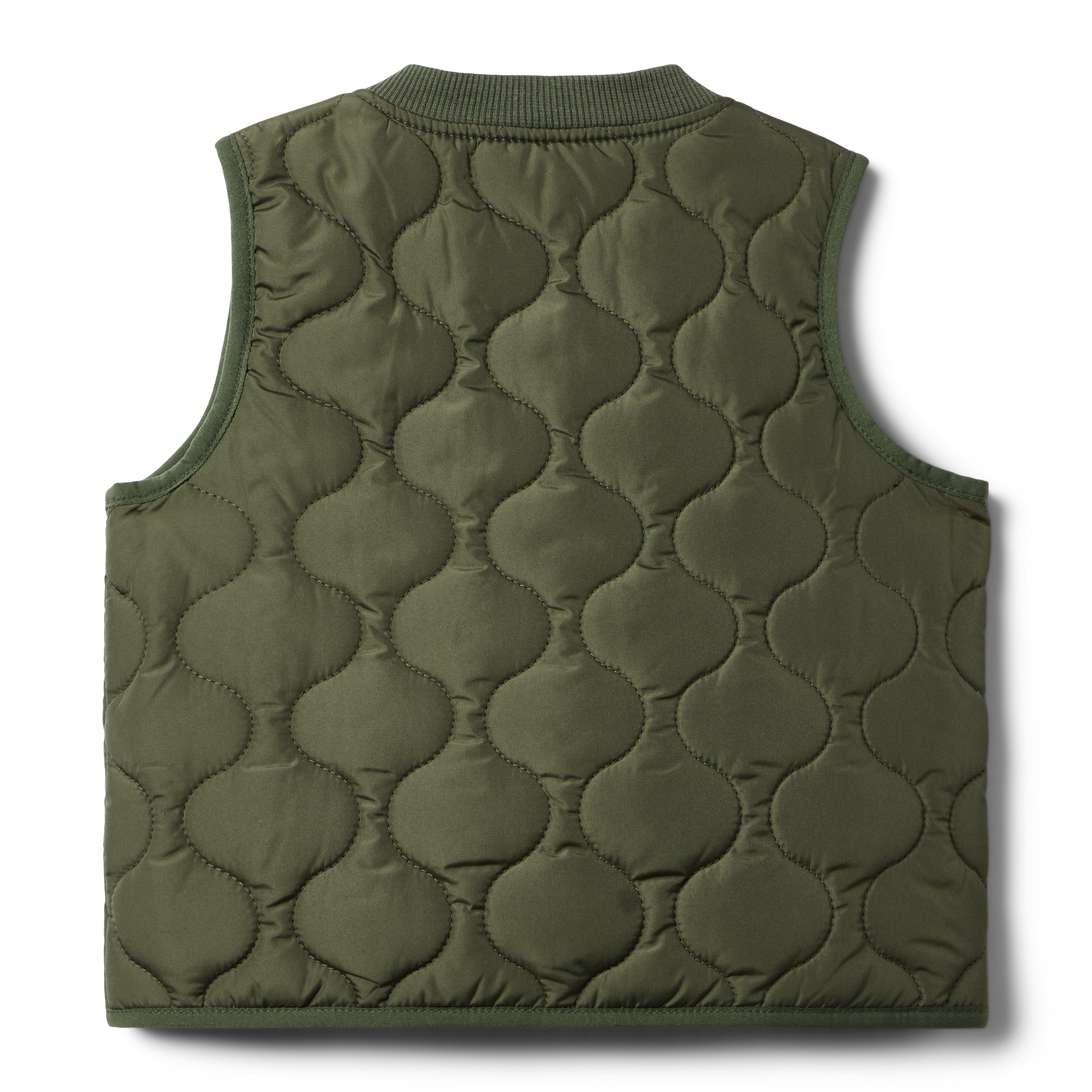 The Quilted Bomber Vest image number 1