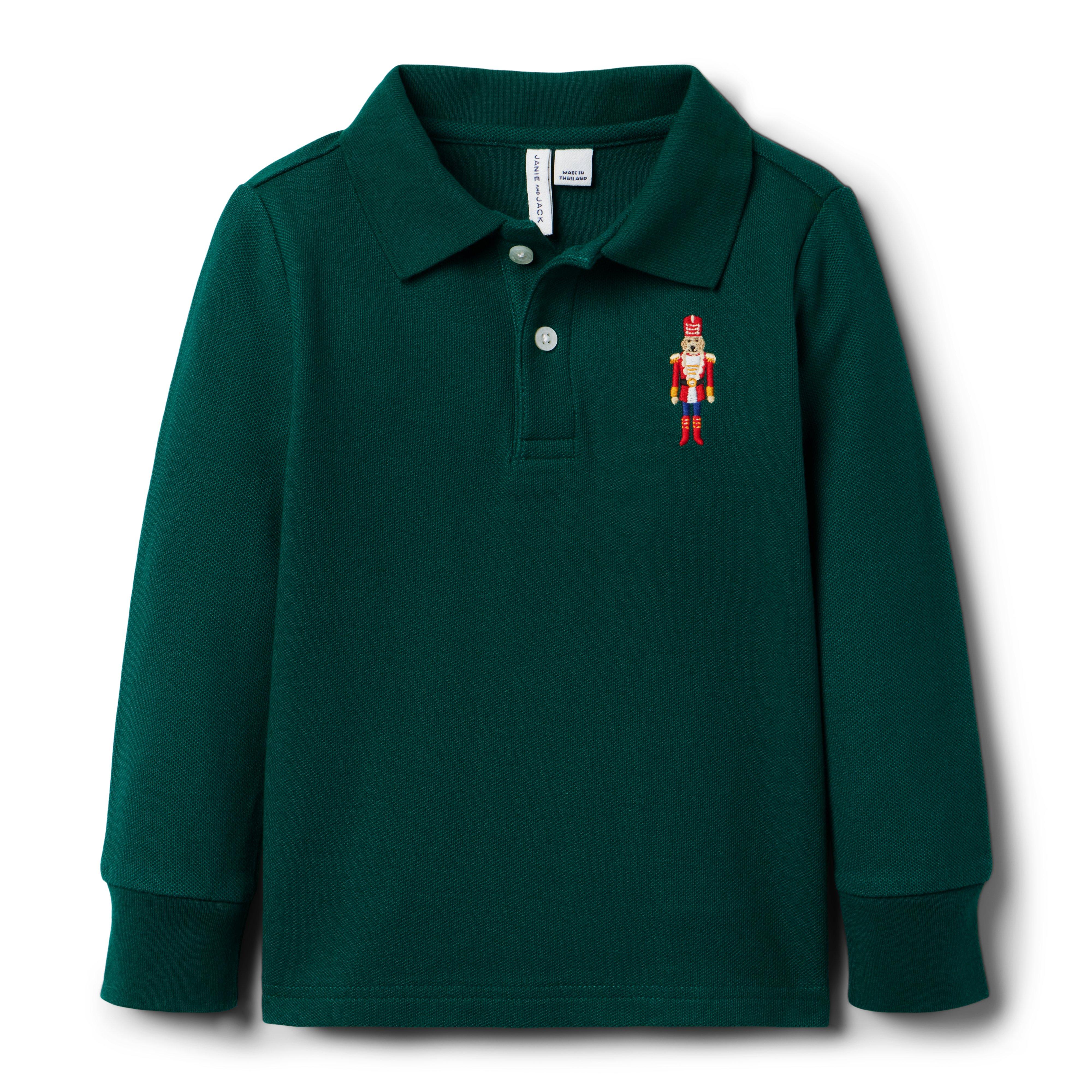 Nutcracker Dog Pique Polo