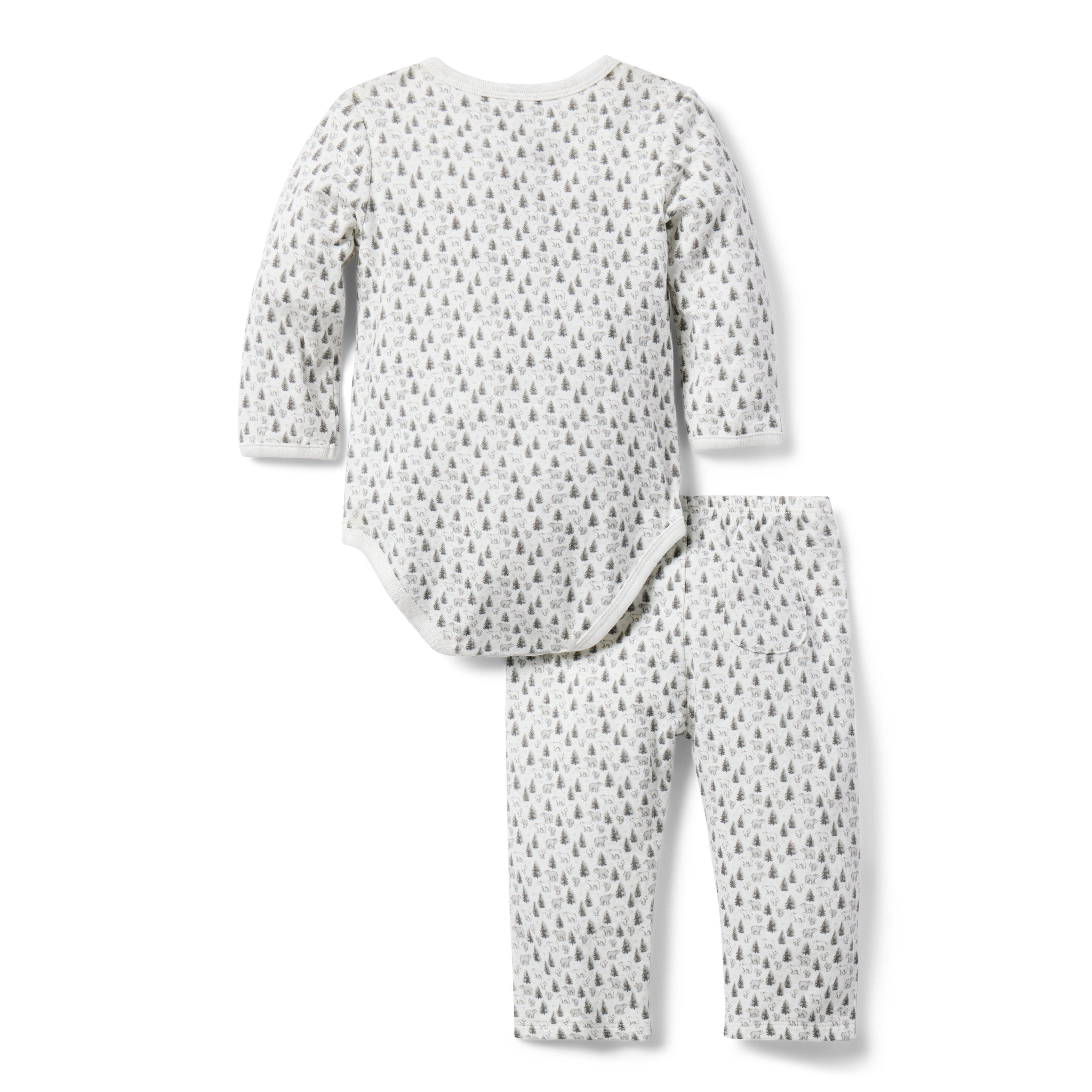 Baby Forest Friends Wrap Matching Set image number 3