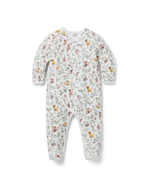 Disney Toile Footed Baby One-Piece