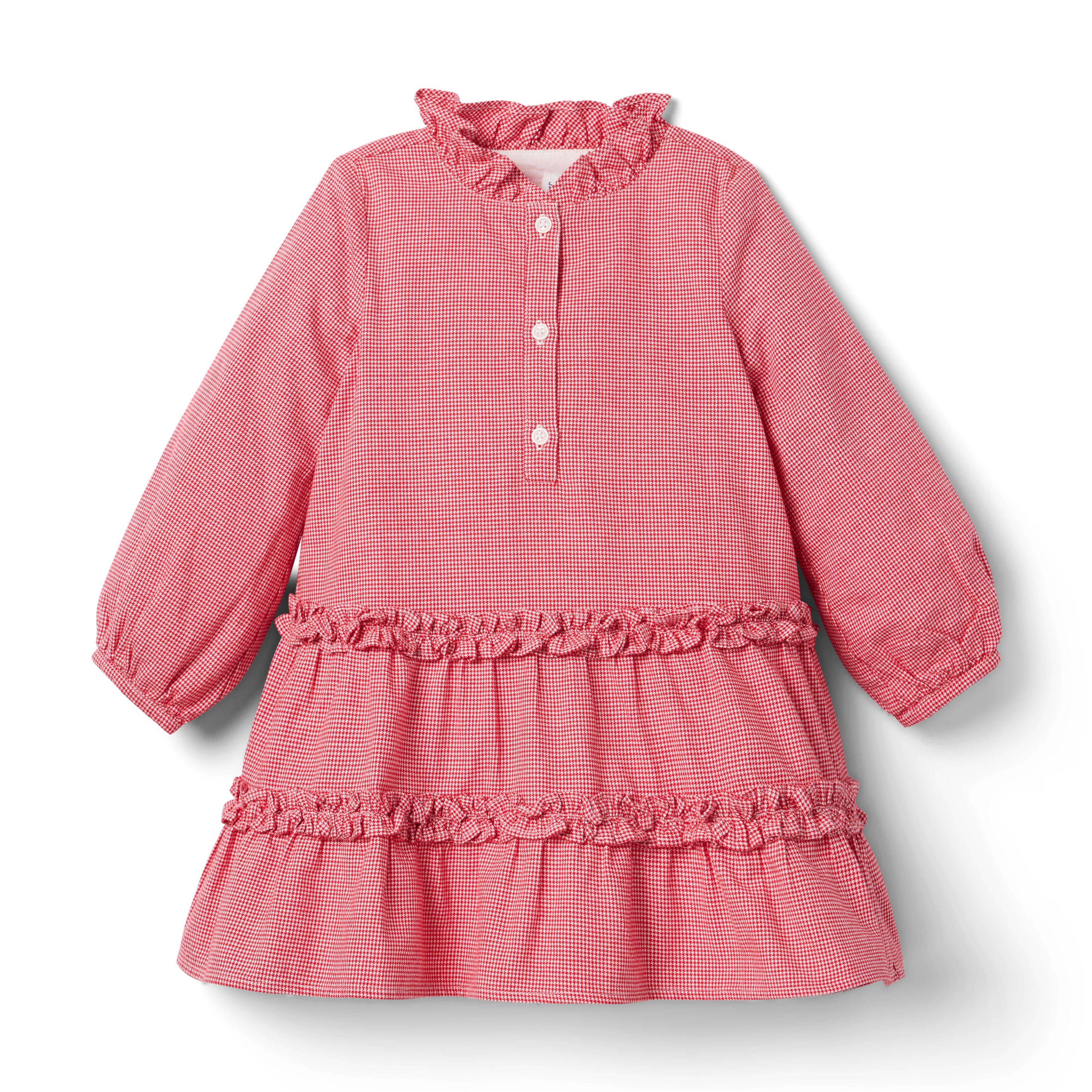 The Houndstooth Ruffle Dress image number 0