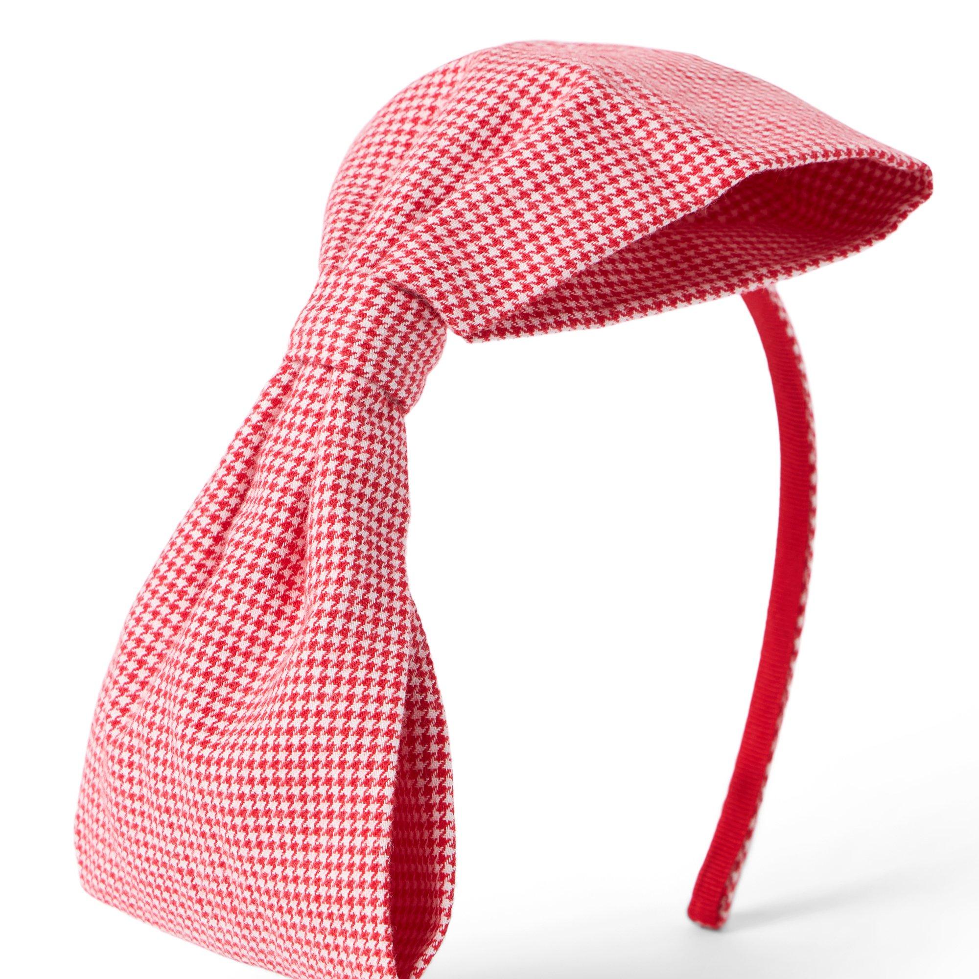 Houndstooth Bow Headband image number 1