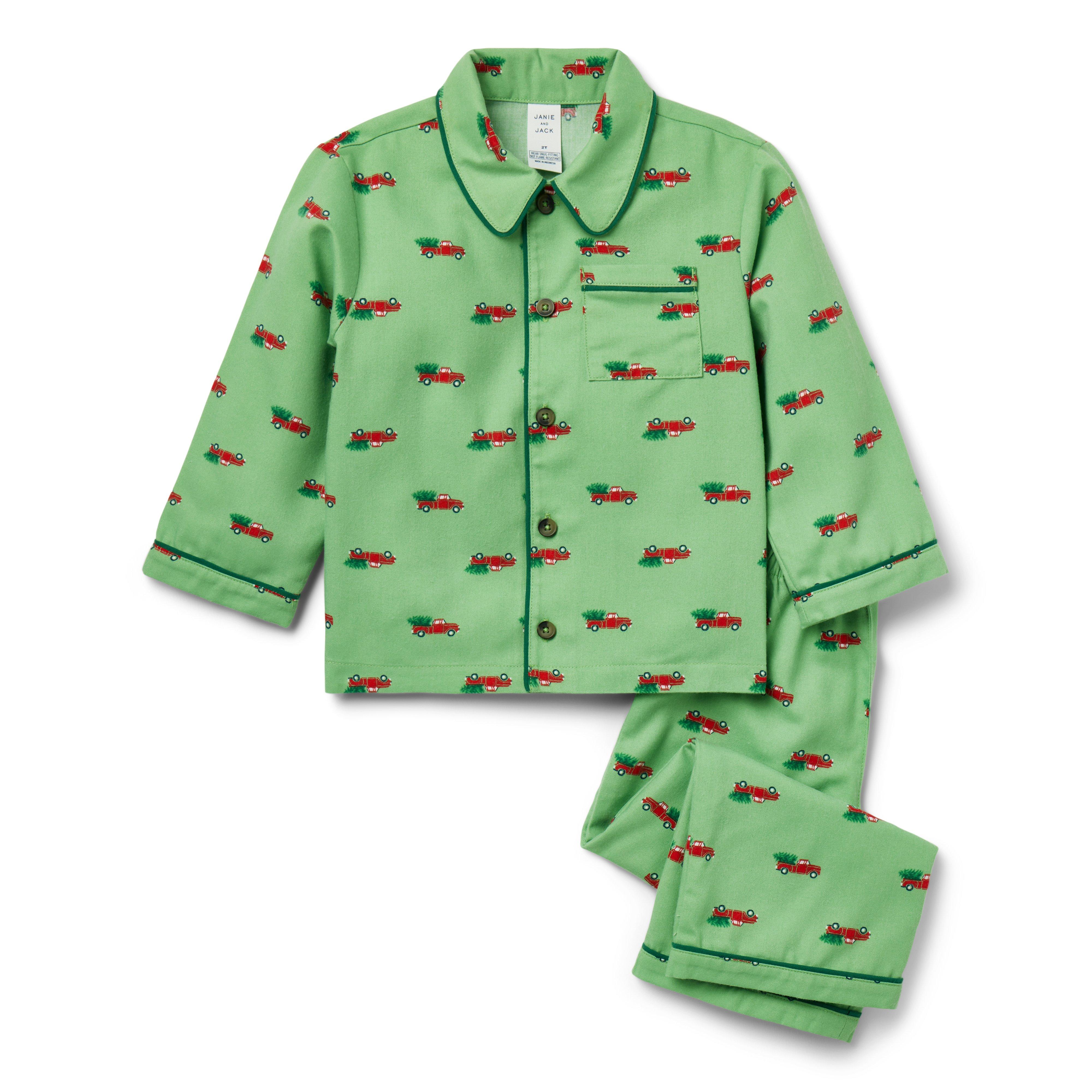Men's Good Night Pajamas In Holiday Tree