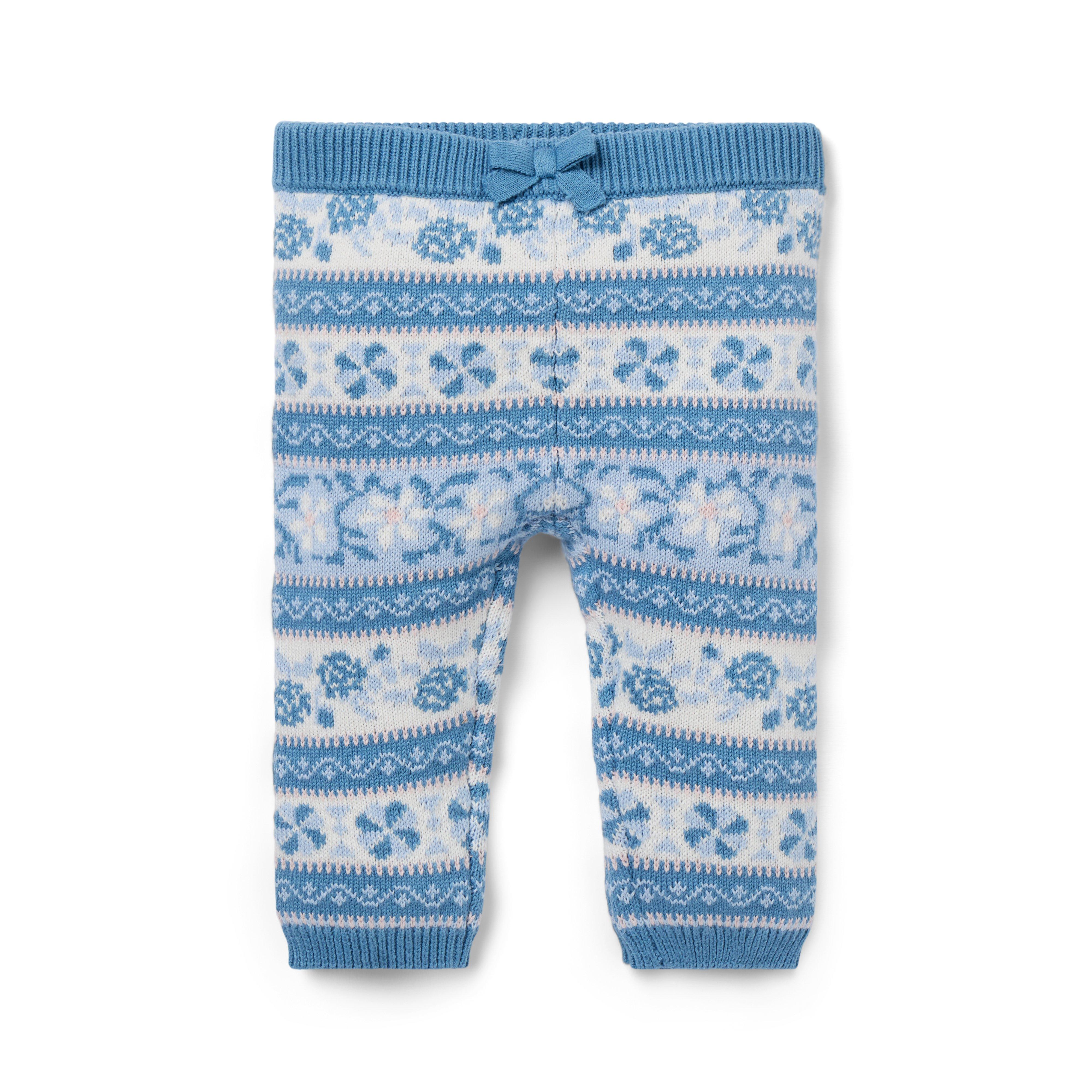 Baby Floral Fair Isle Pant