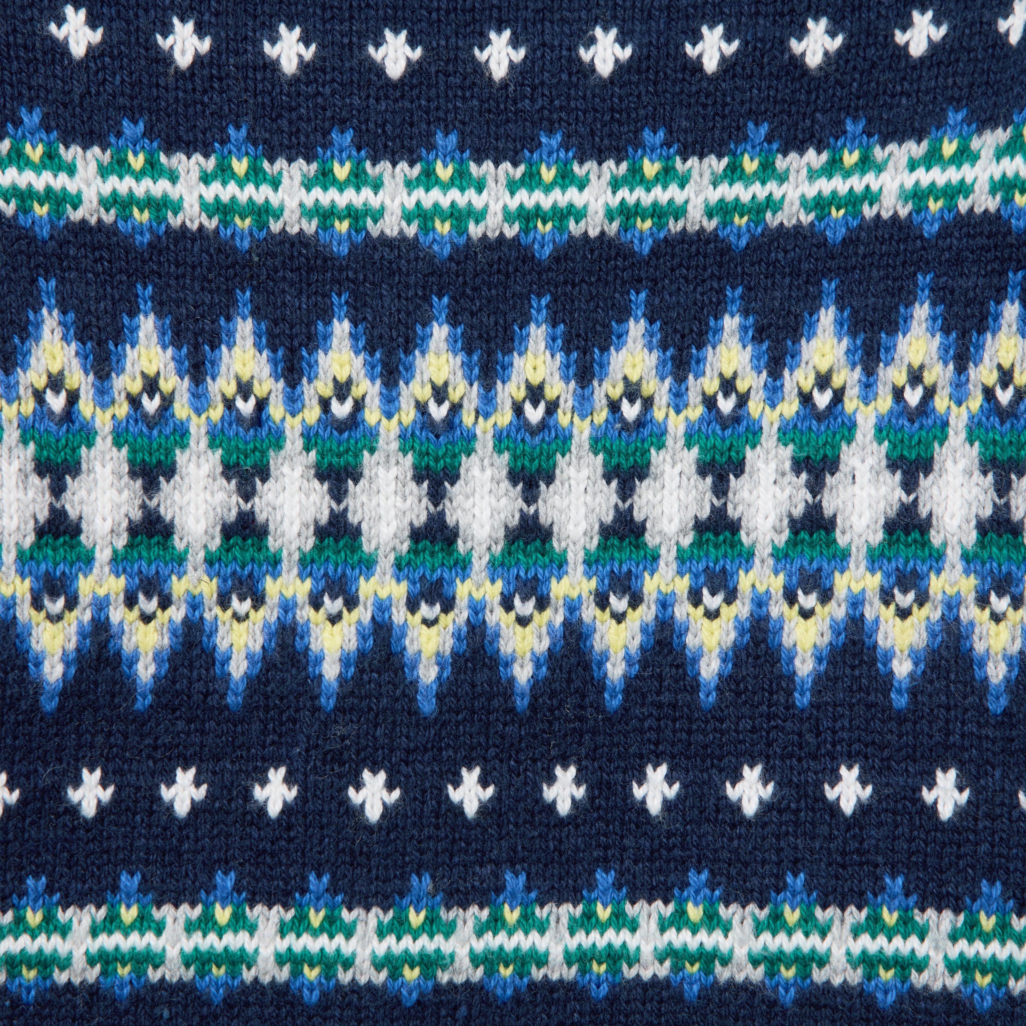 Fair Isle Shawl Collar Cardigan image number 1