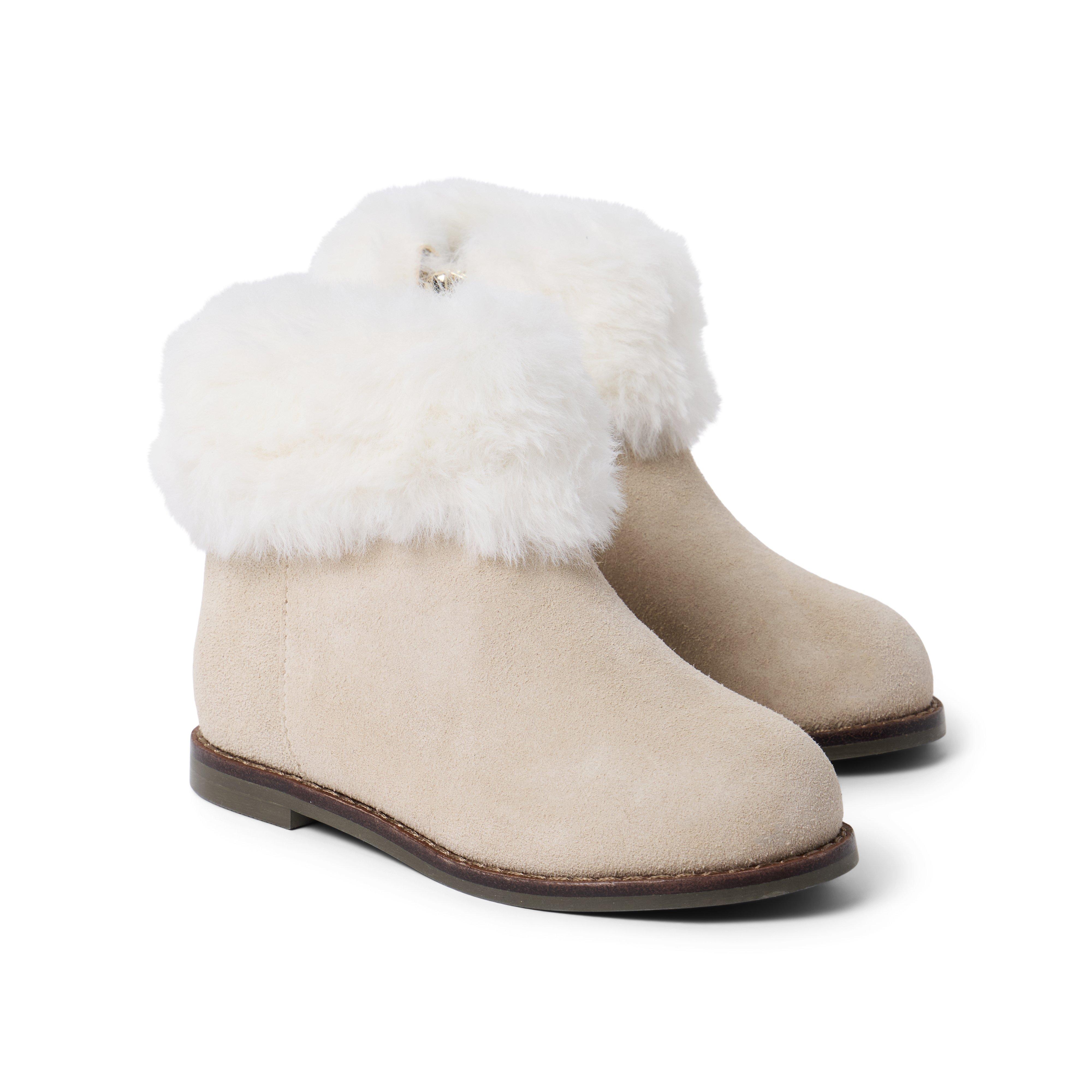 Suede Faux Fur Bootie