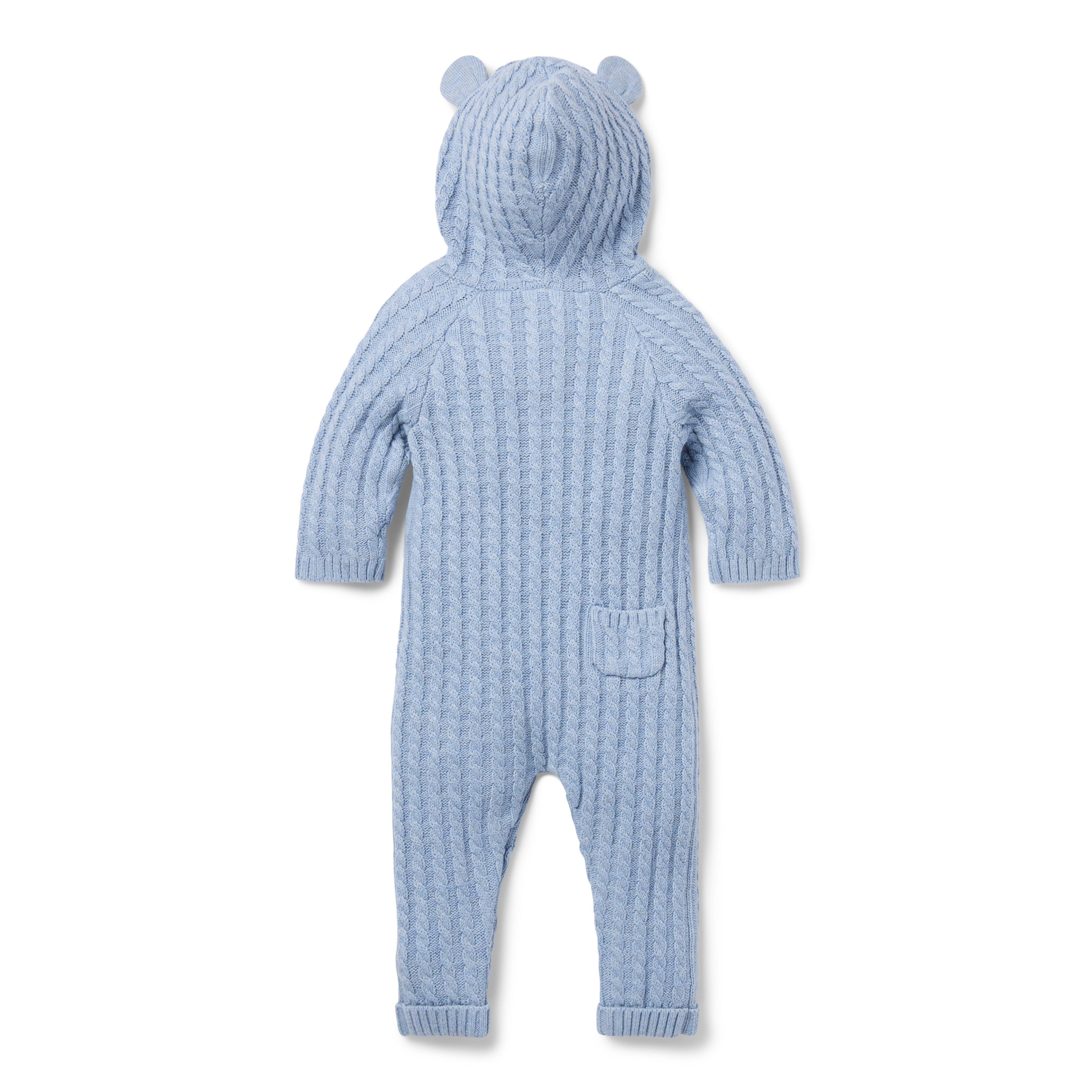 Baby Bear Ear Hooded One-Piece image number 1