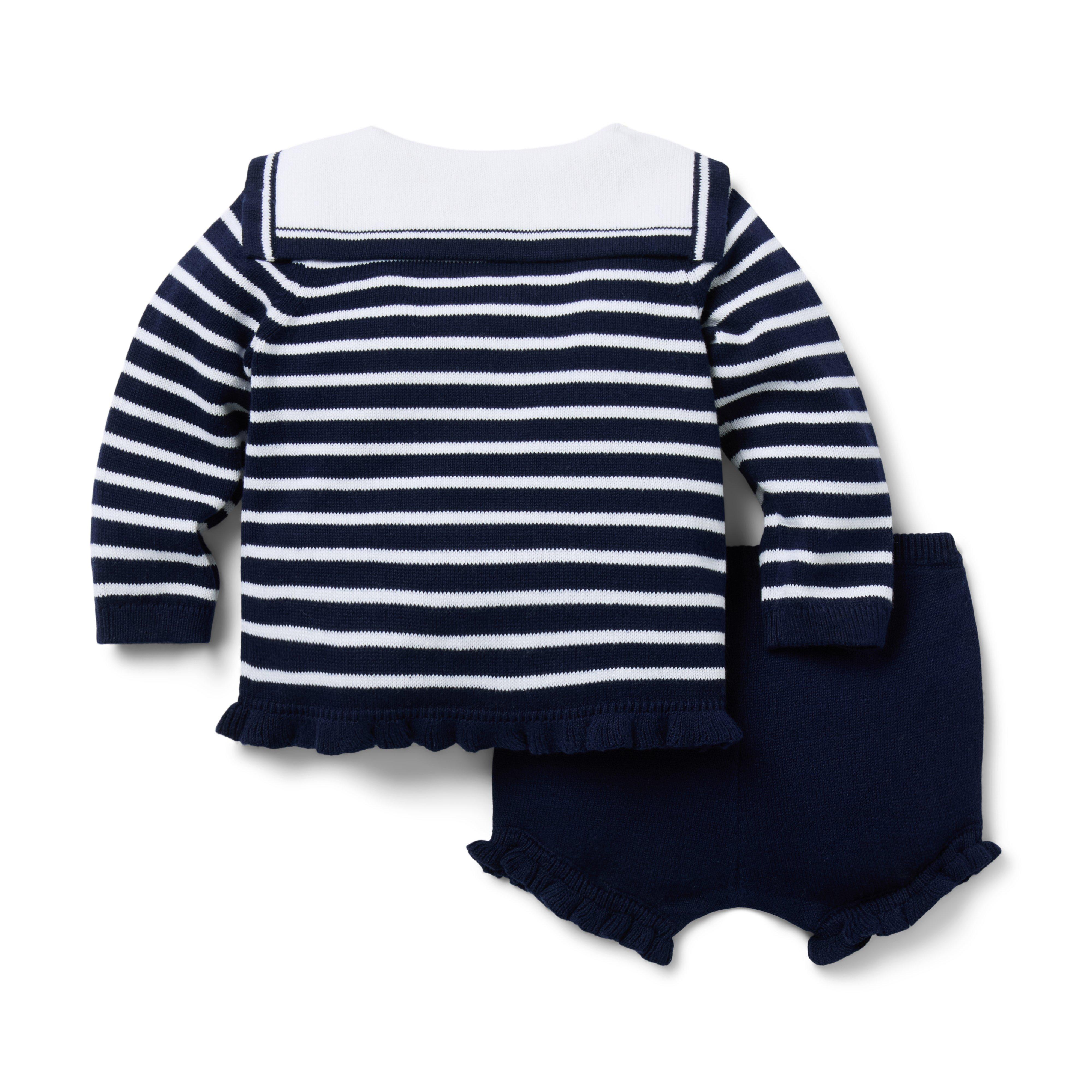 Baby Sailor Striped Matching Set image number 2